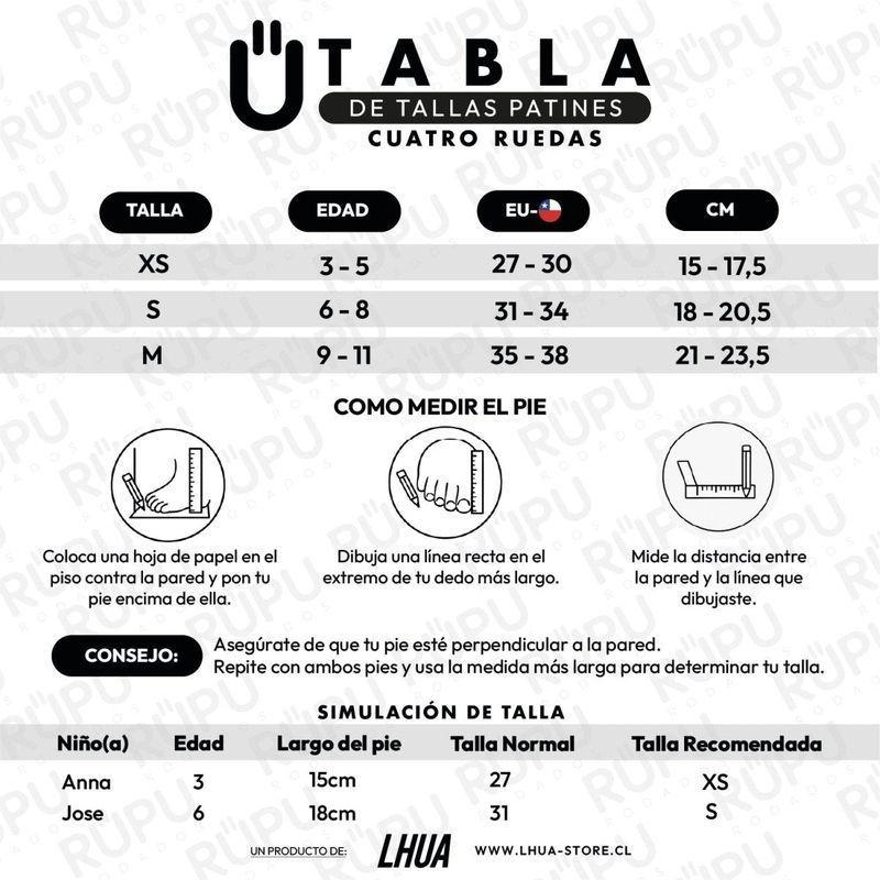 Patines 4 Ruedas Led Rupu Niñas Ajustable Sirena Aquagreen-3