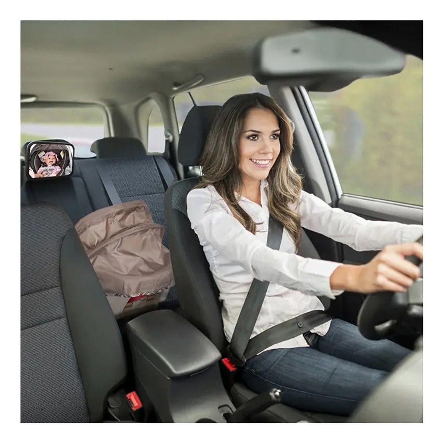 Espejo Retrovisor Xl Ajustable De Auto Bebé Niños Seguridad-1