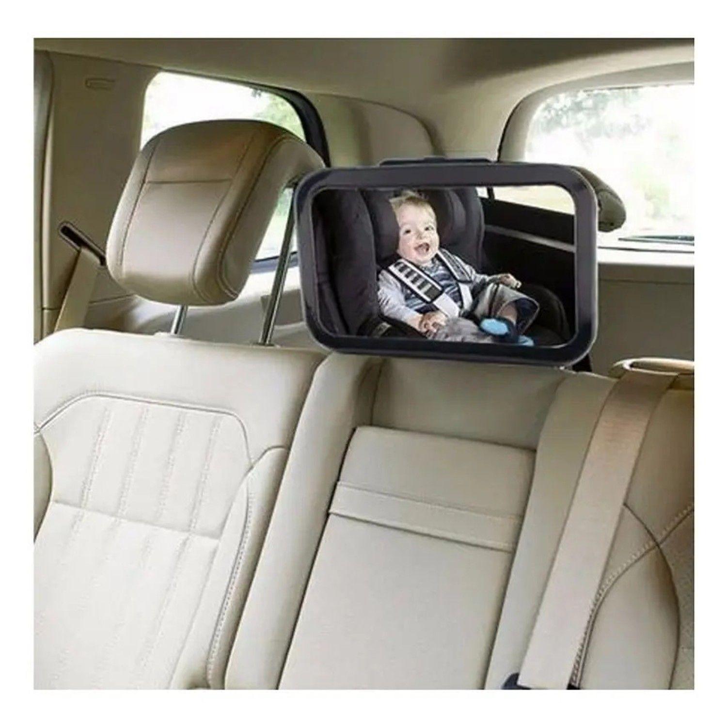 Espejo Retrovisor Xl Ajustable De Auto Bebé Niños Seguridad-6