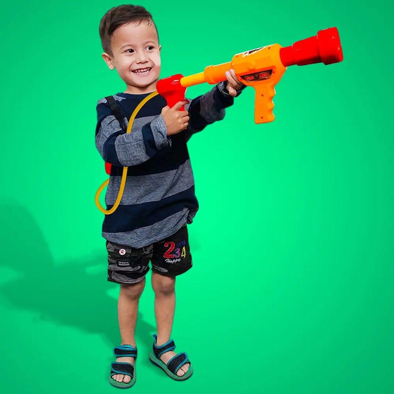 Mochila Bombero Pistola Lanza Agua Chorro Niños Juguete-2