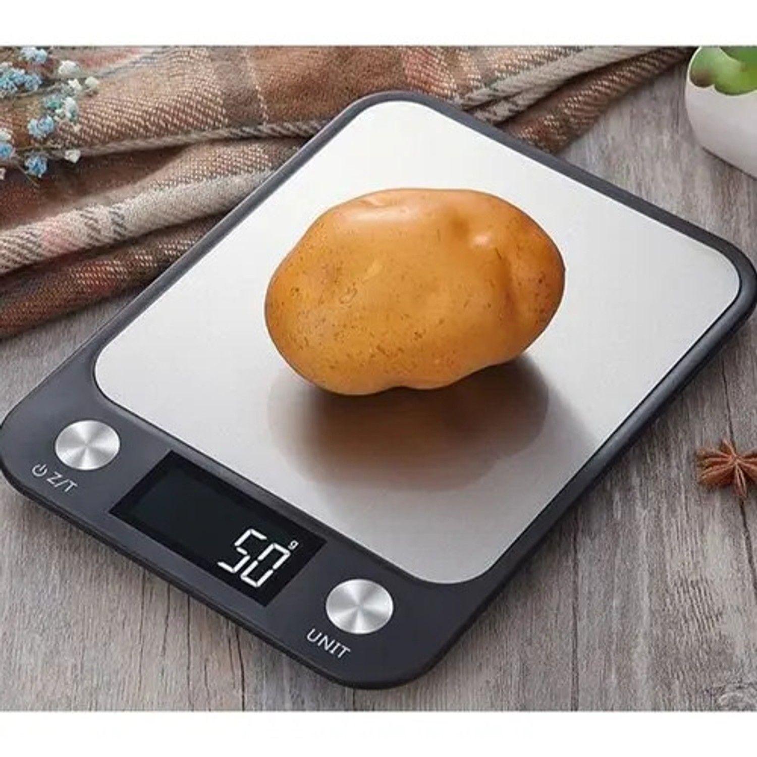 Balanza Cocina Digital 10kg Alta Precisión Acero Inoxidable-3