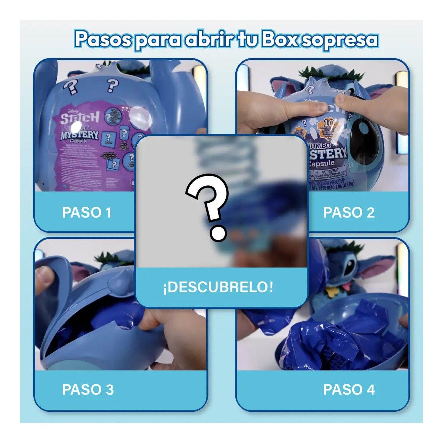 Cápsula Sorpresa Stitch Disney Jumbo 9 Piezas Juguete Niños-2