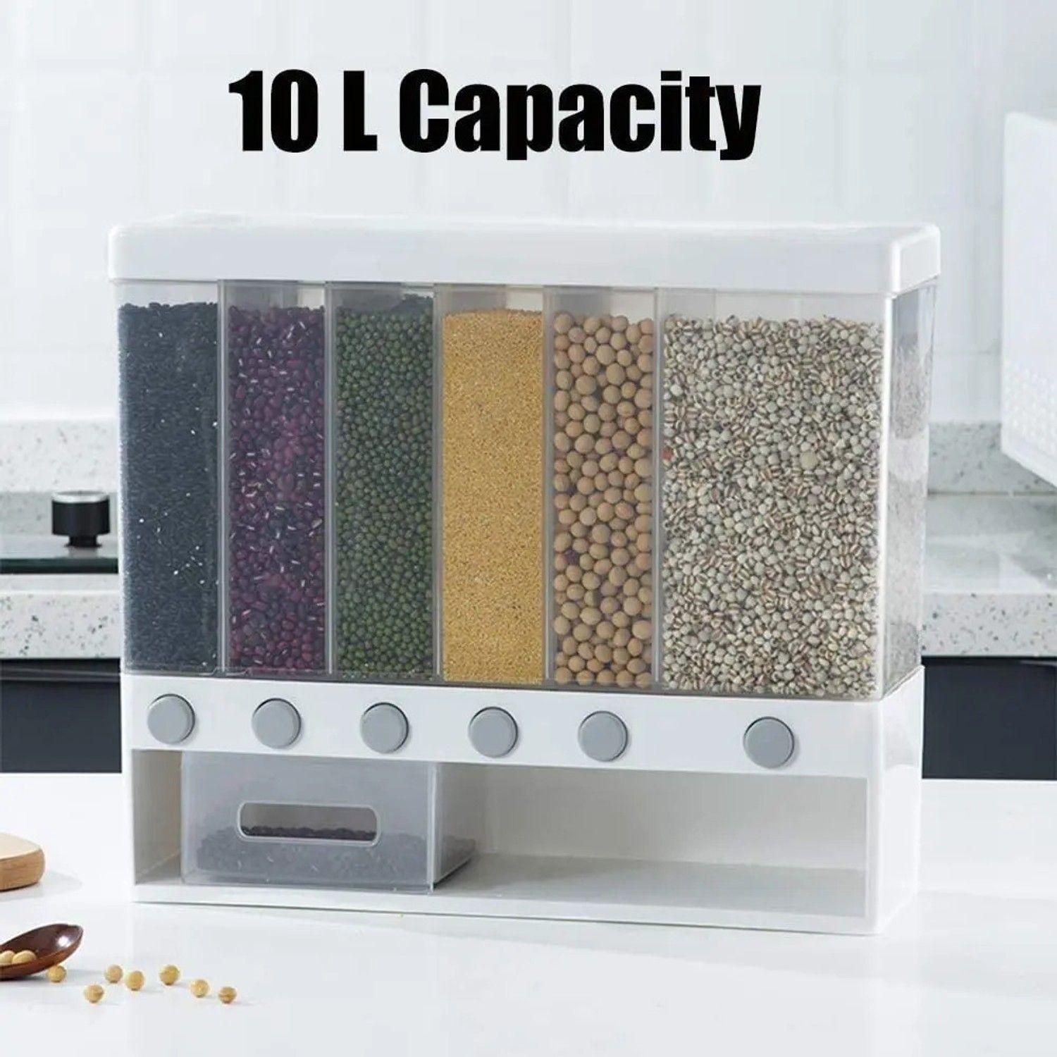 Dispensador Múltiple De Mesa Cereal Granos Frutos Secos -2