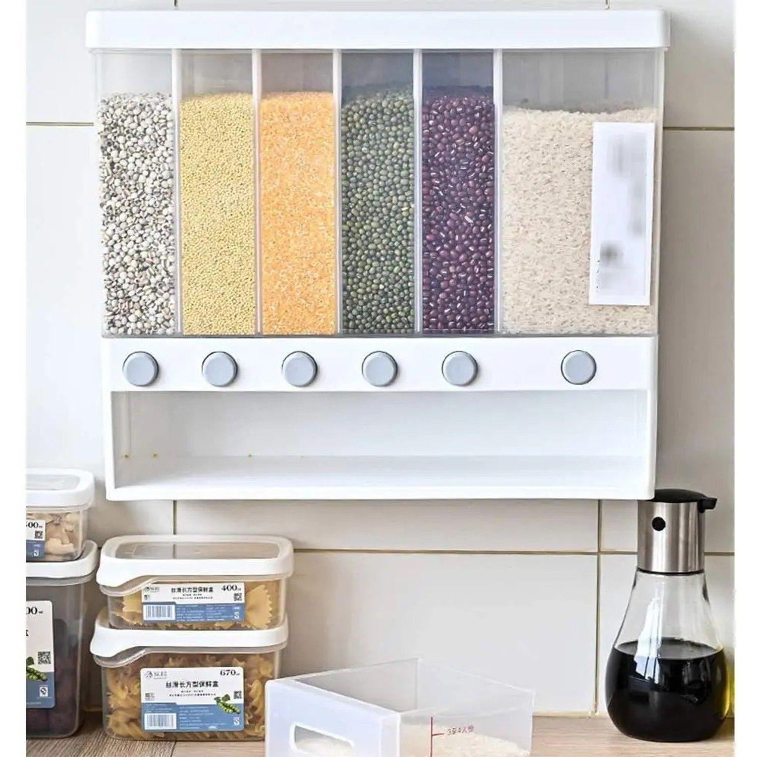 Dispensador Múltiple De Mesa Cereal Granos Frutos Secos -3