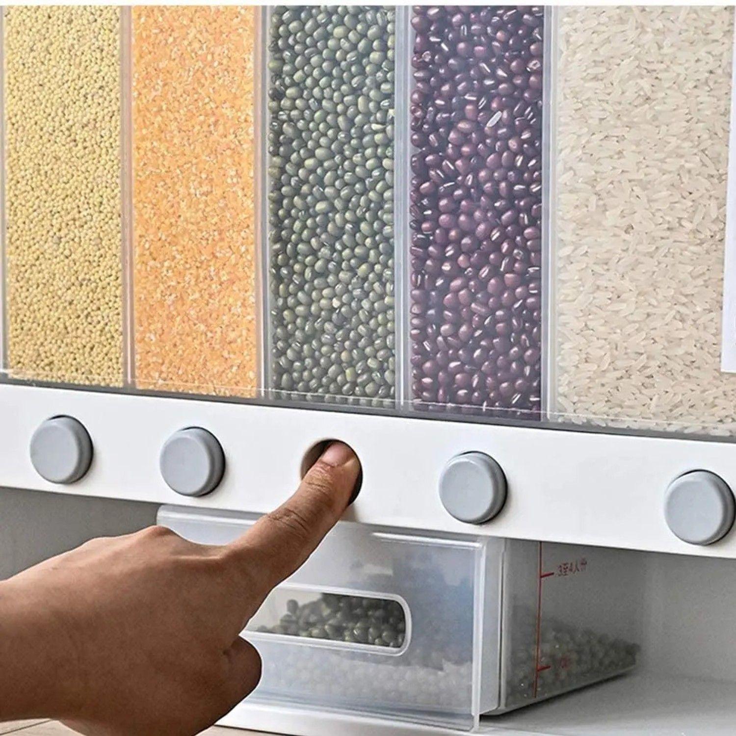 Dispensador Múltiple De Mesa Cereal Granos Frutos Secos -4