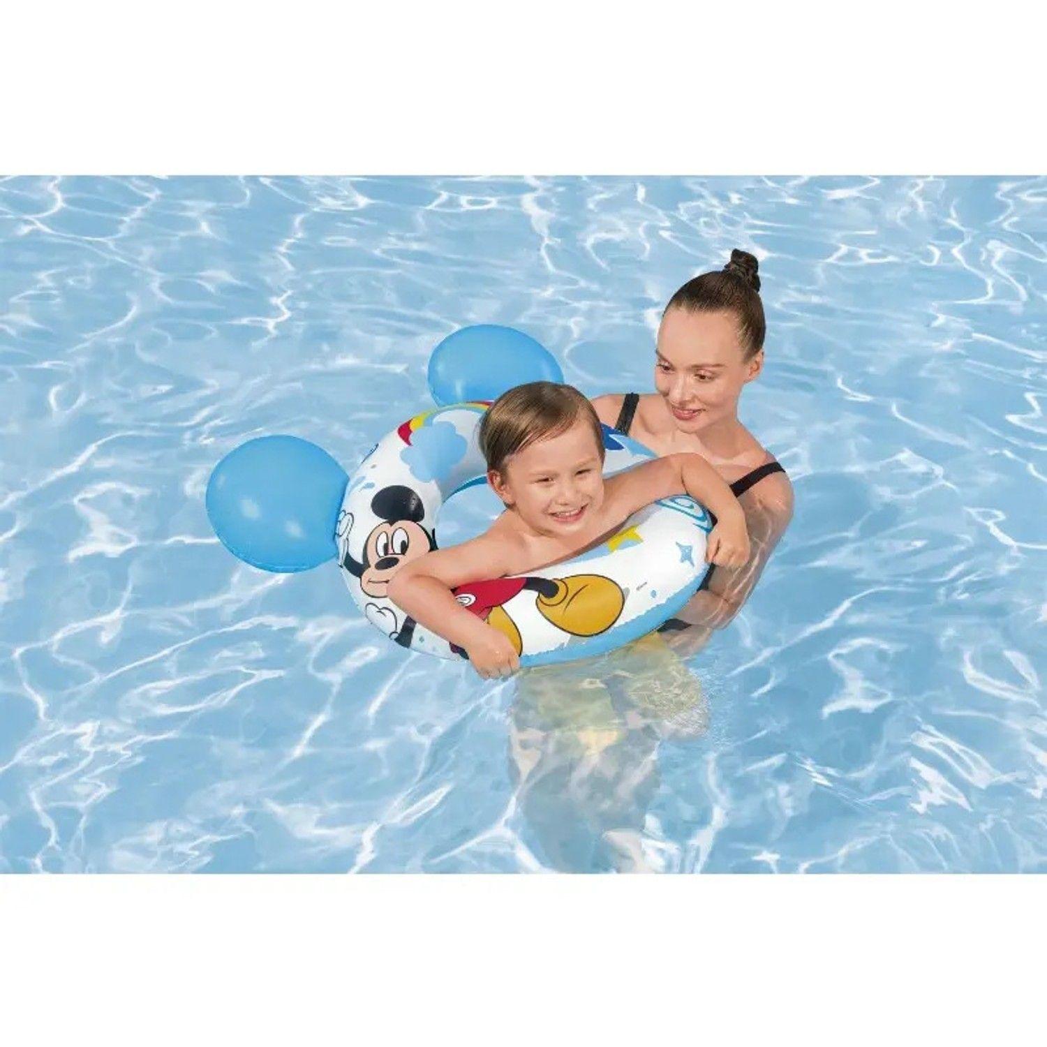 Flotador Aro Inflable Mickey Mouse 76cm Disney Bestway 9102k-3
