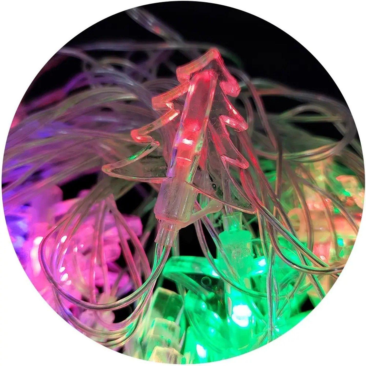 Guirnalda Arbol Navidad Multicolor 220v 3 Met. 28 Led-3