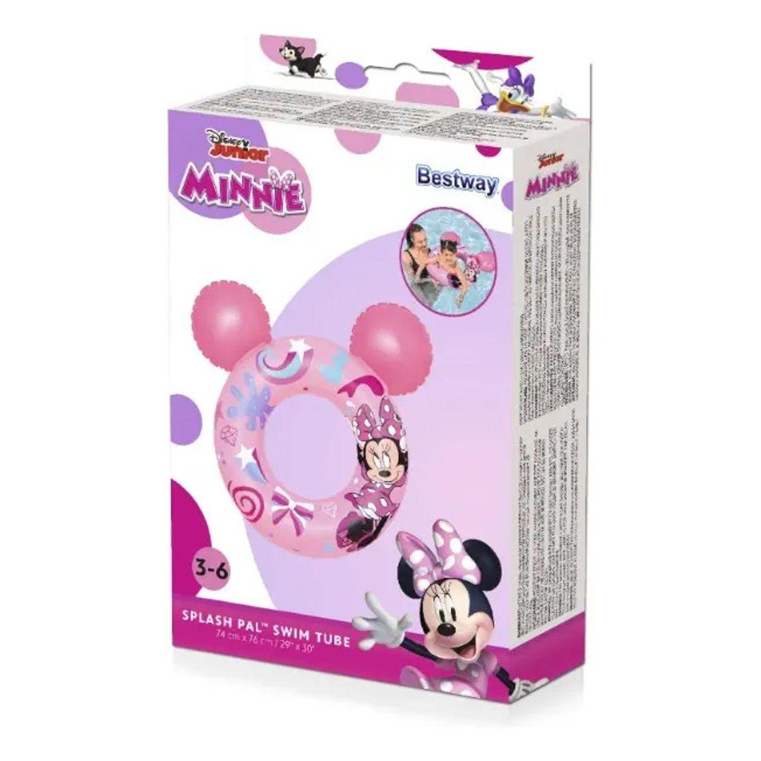 Flotador Aro Inflable Minnie Mouse 76cm Disney Bestway 9102n-4