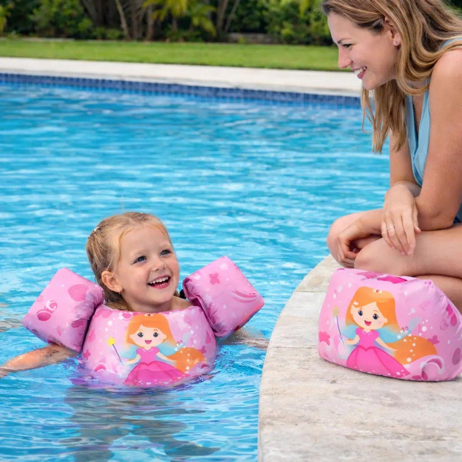 Chaleco Flotador Alitas Princesa 2 A 6 Años Infantil Piscina-2