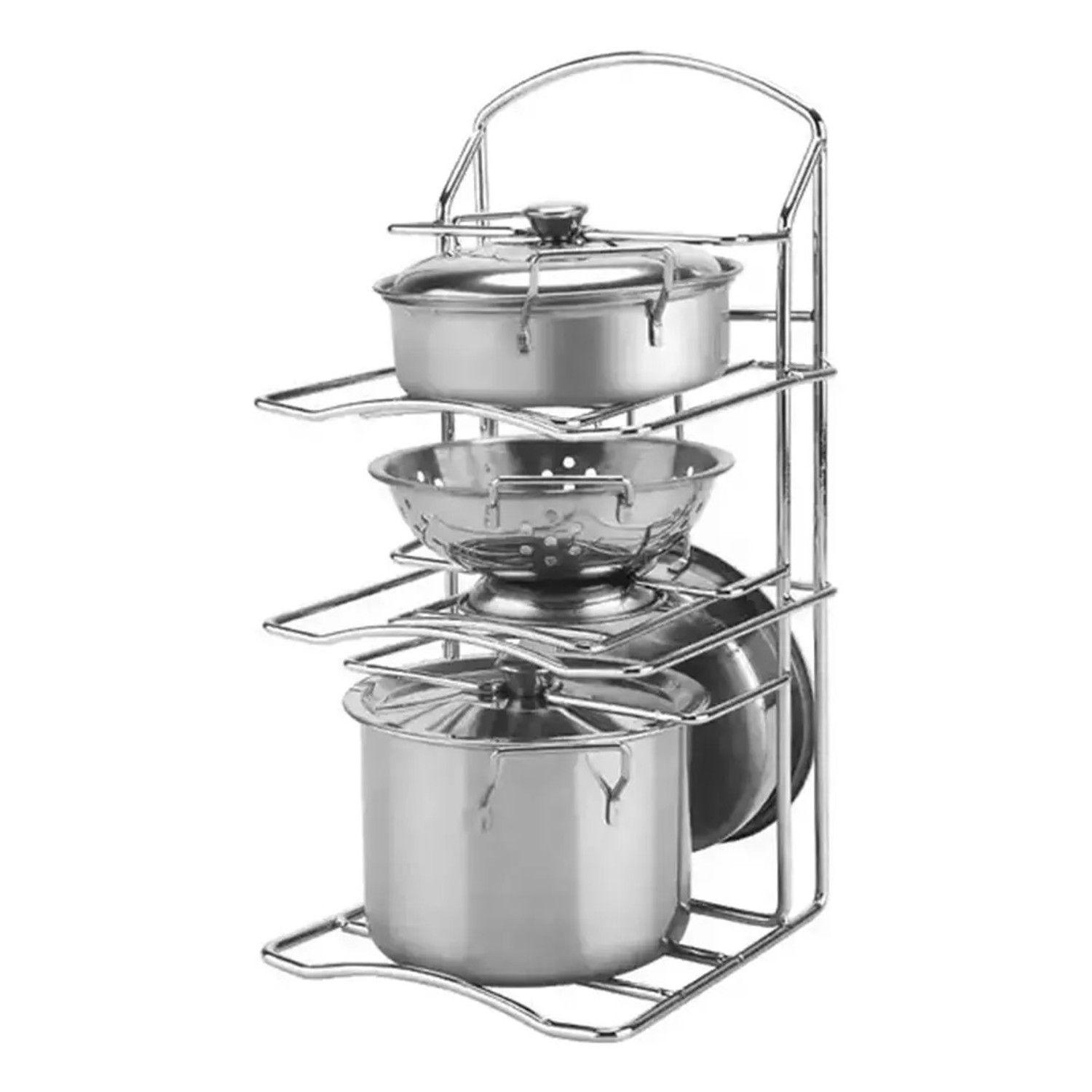 Set Juego De Ollas Y Utensilios Cocina Infantil Juguete Niña-5