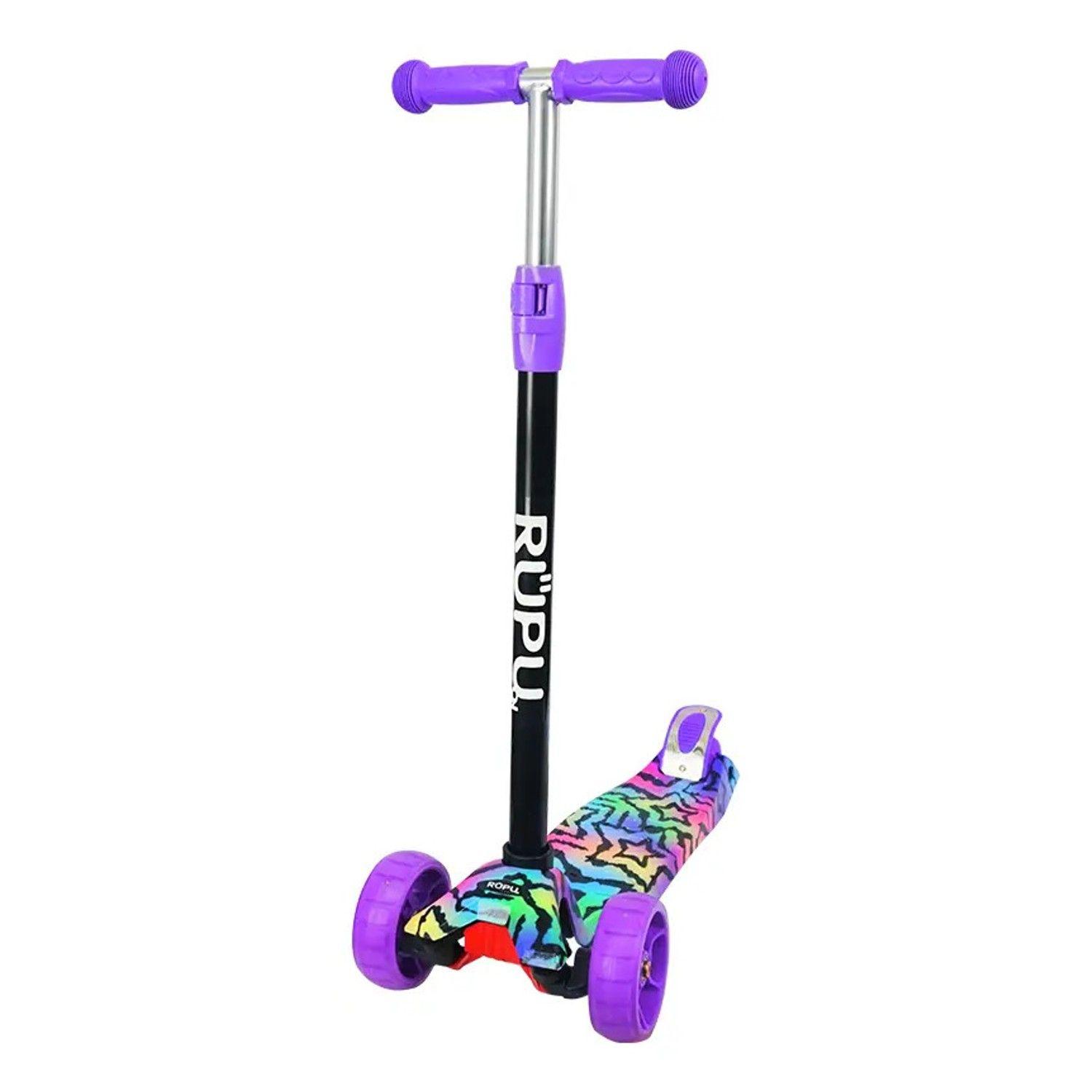 Scooter Monopatin Rupu Style Niñas Regulable Ruedas Led-2
