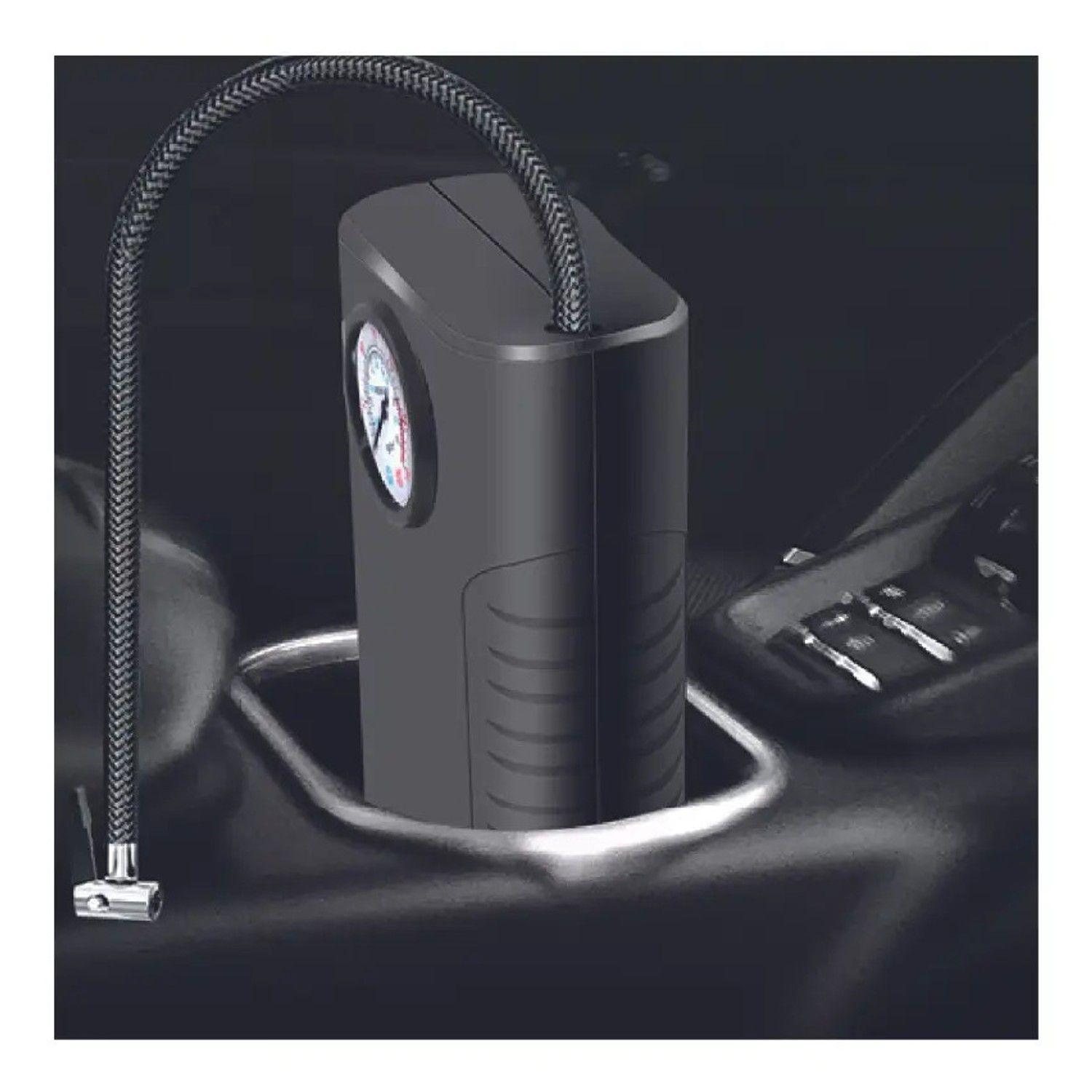Compresor De Aire Portátil Inflador Neumáticos Auto Moto-3