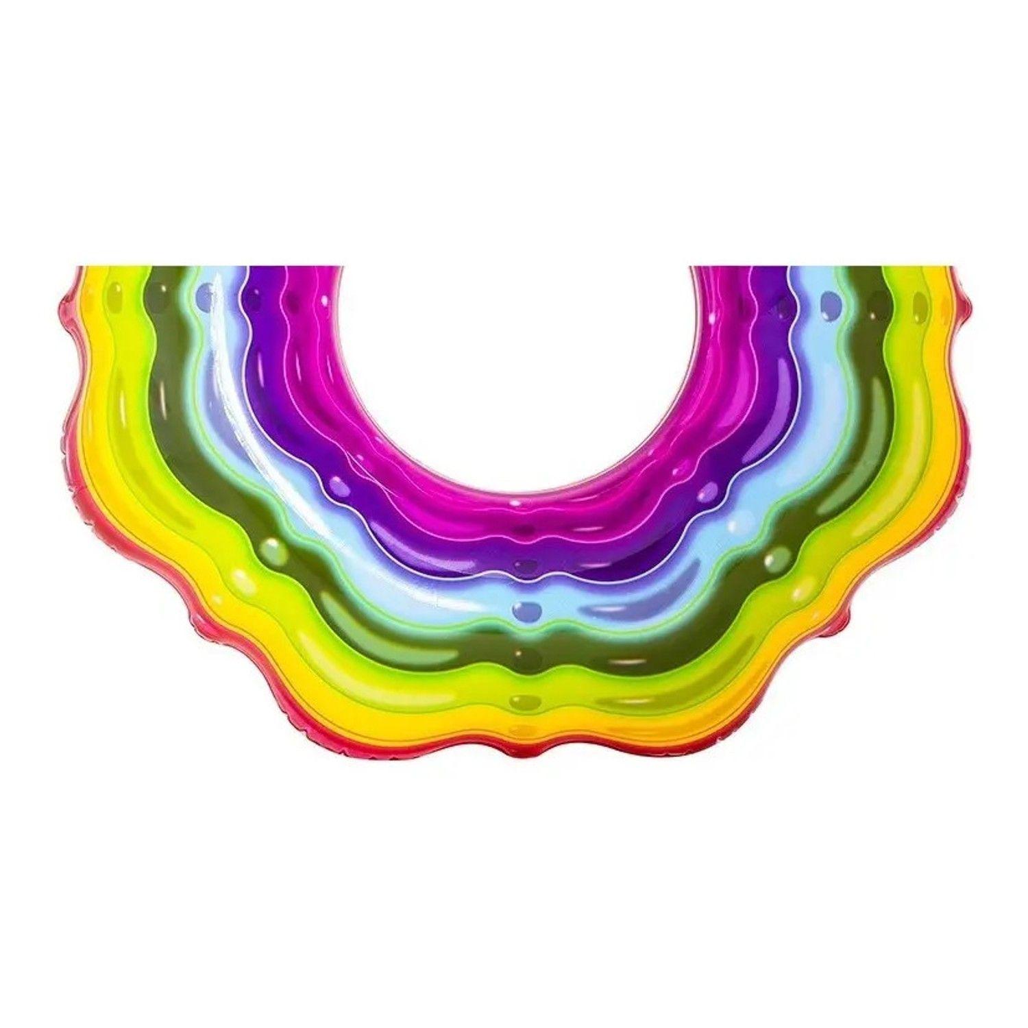 Flotador Inflable Aro Arcoiris 115cm Bestway 36163-5