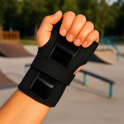 Set De Protección Adultos Rodillera Codera Muñequera Negro-6