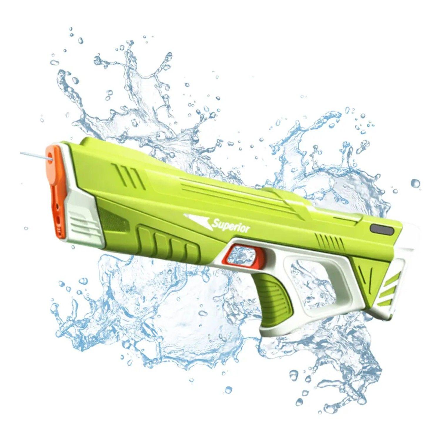 Pistola De Agua Eléctrica Succion Automatica Niños Juguete-0