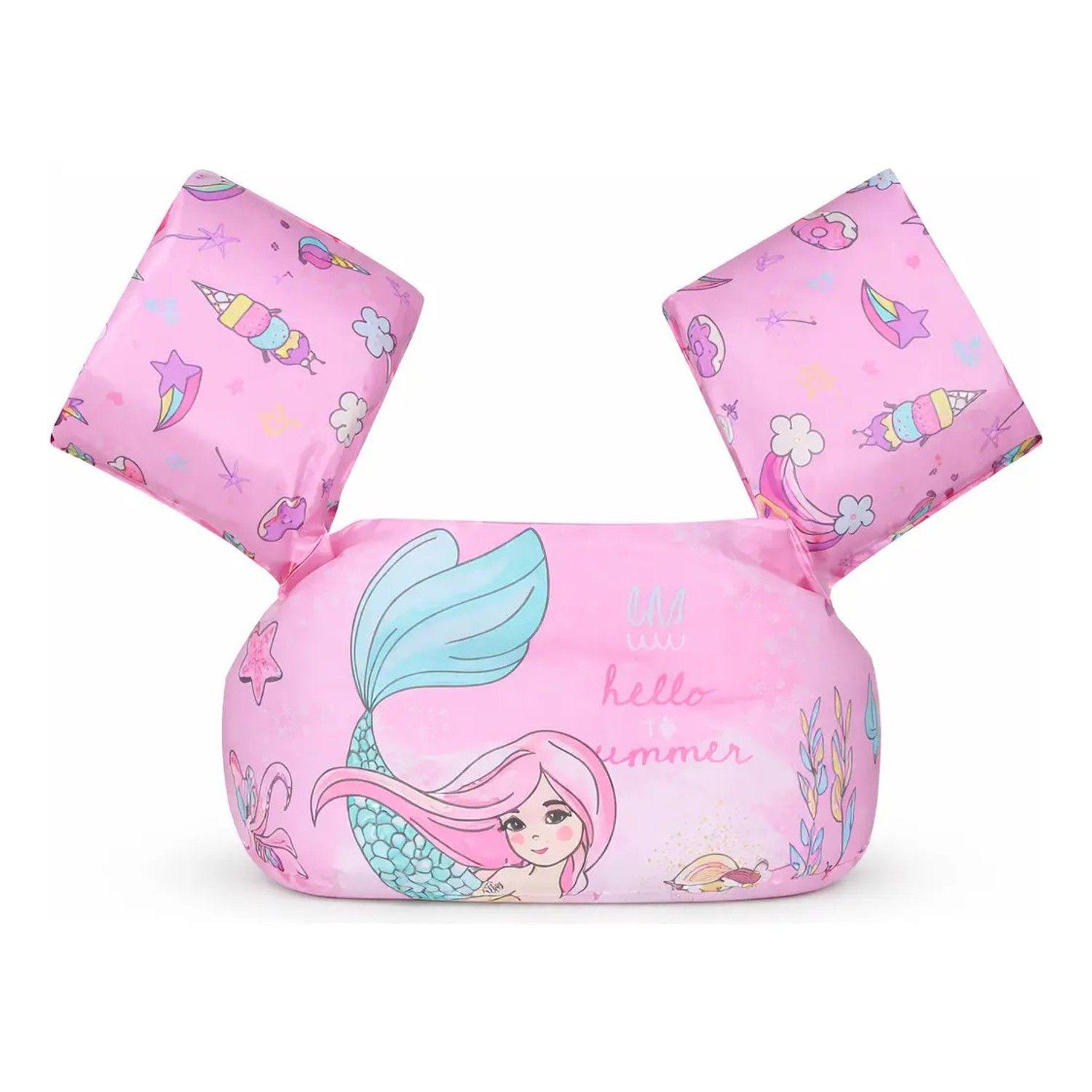Flotador Con Alitas Niña Unicornio Bebe Arcoíris 2 A 6 Años-0