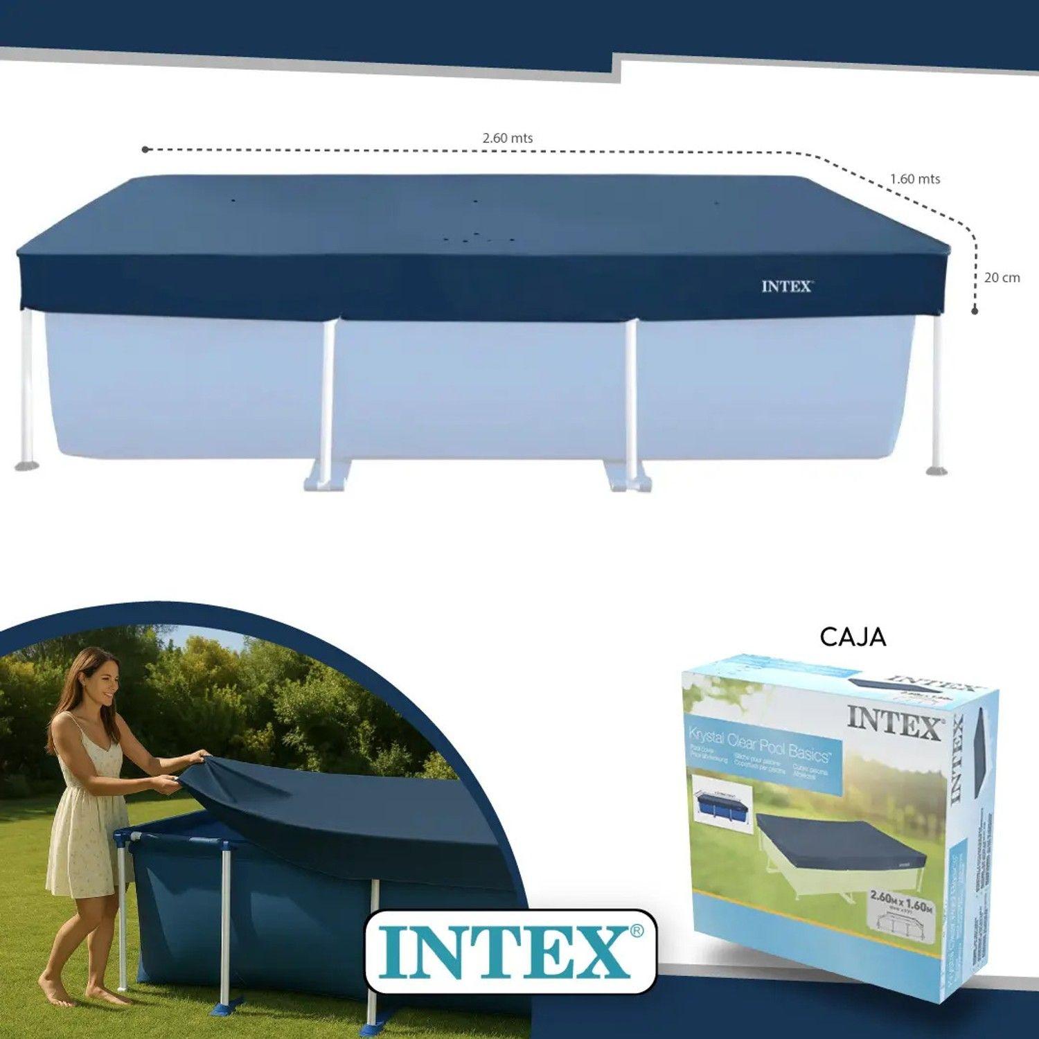 Cobertor Cubre Piscina Rectangular 260x160cm Intex 28036-2