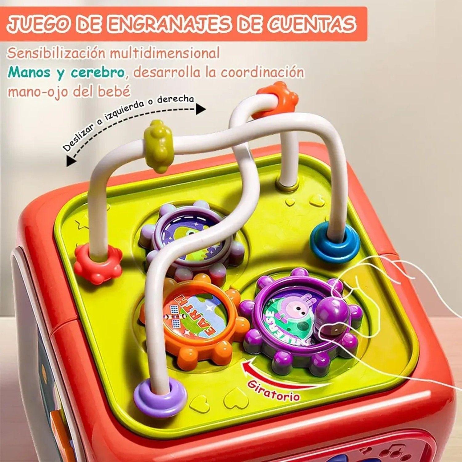 Cubo Didáctico 6 En 1 Juguete Montessori Educativo Bebe-5
