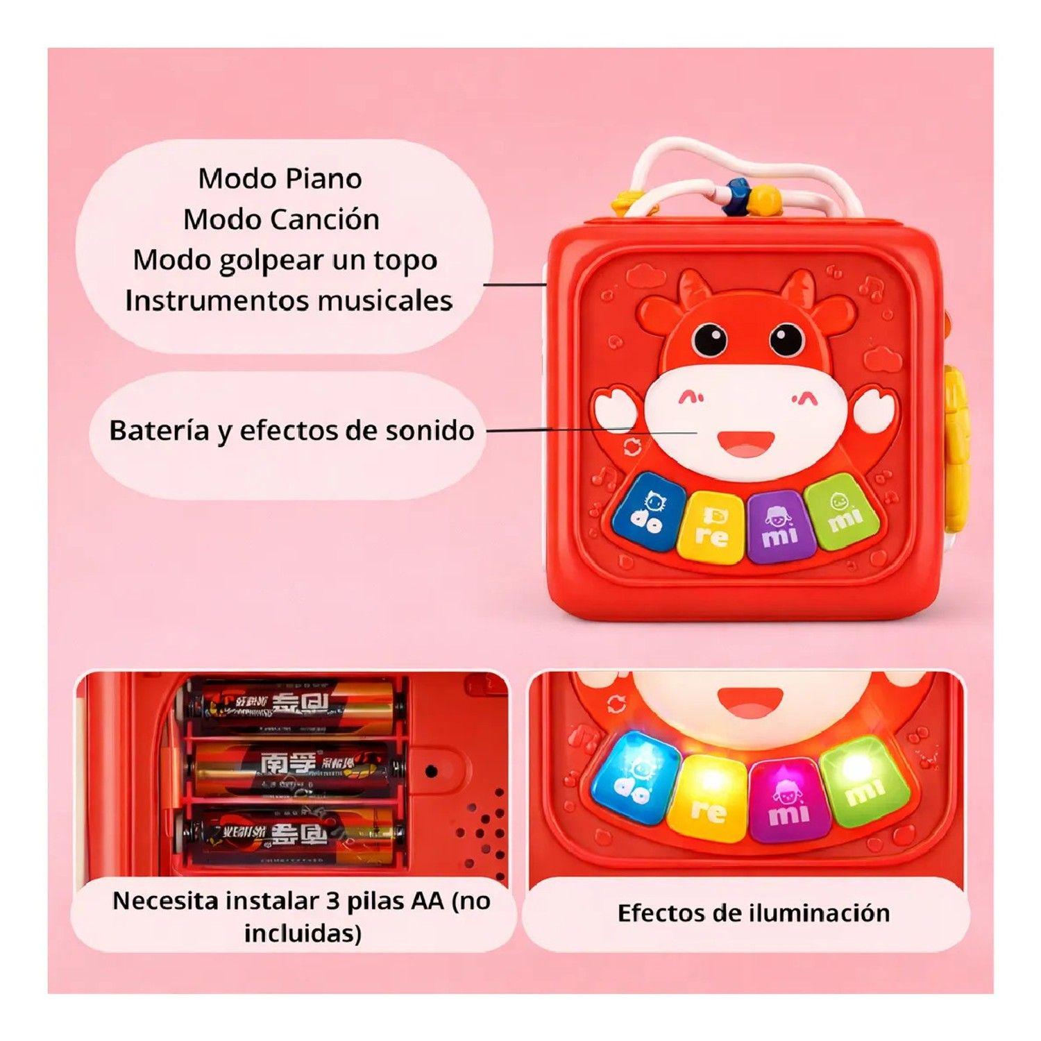 Cubo Didáctico 6 En 1 Juguete Montessori Educativo Bebe-8