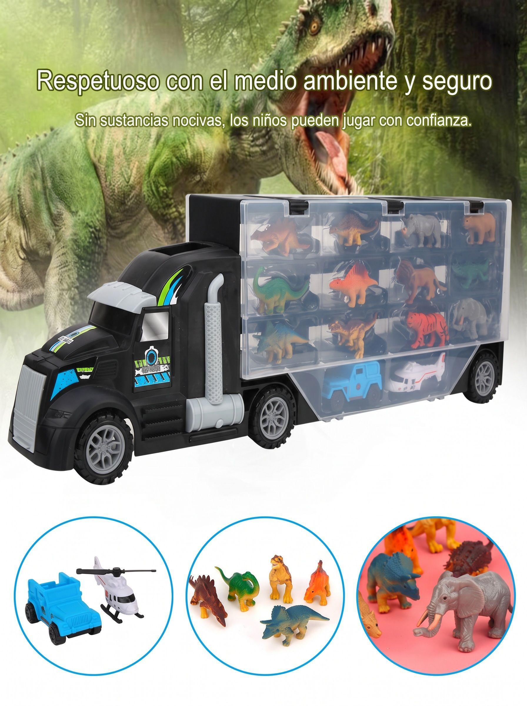 Camion Dinosaurios Y Animales Jurassic Park Juguete Niños-5