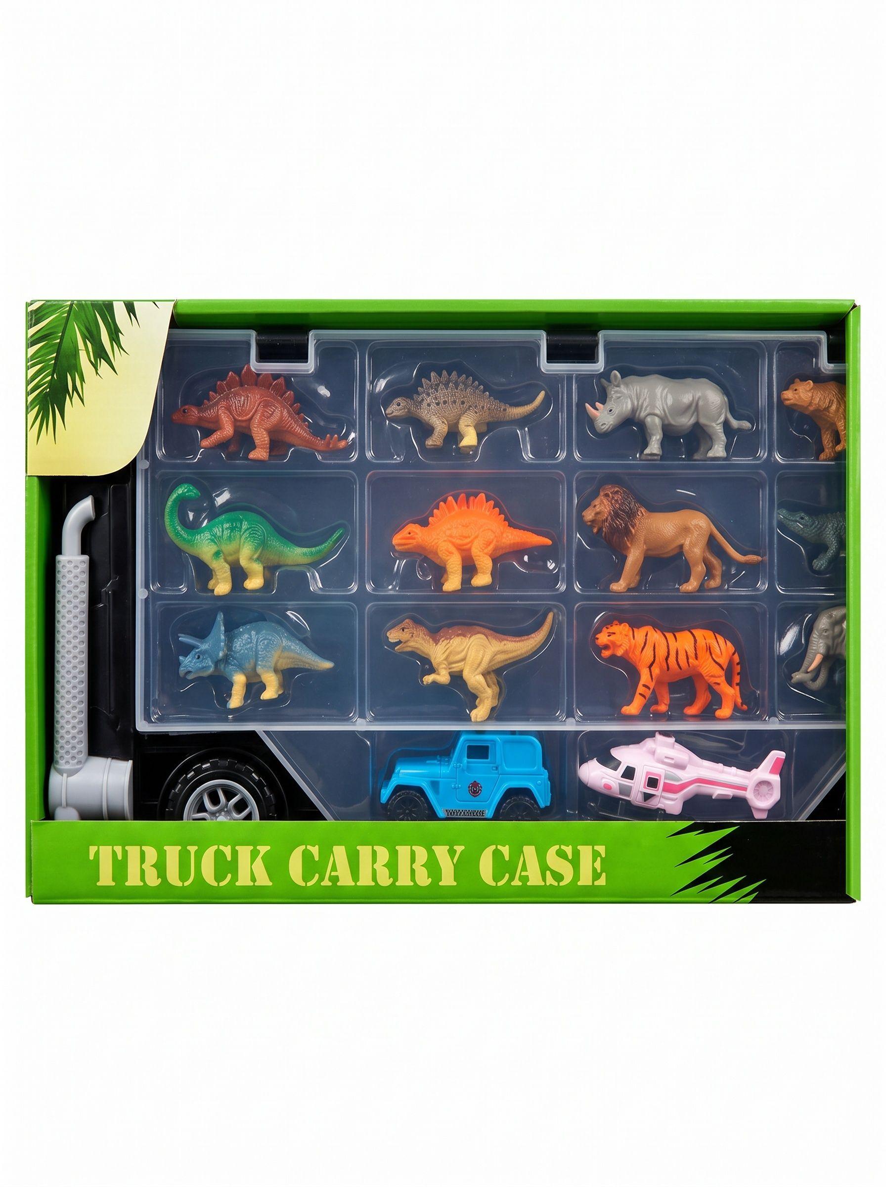 Camion Dinosaurios Y Animales Jurassic Park Juguete Niños-6