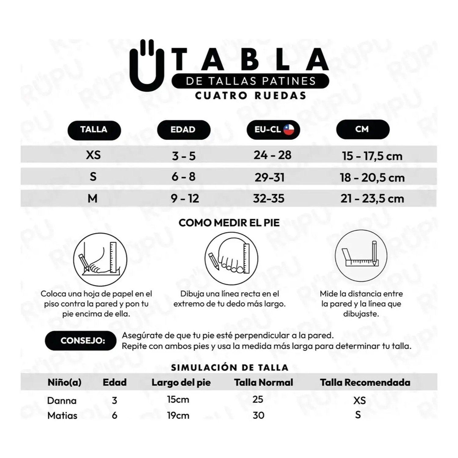 Patines 4 Ruedas Ajustable Artísticos Rosado Para Niñas-2