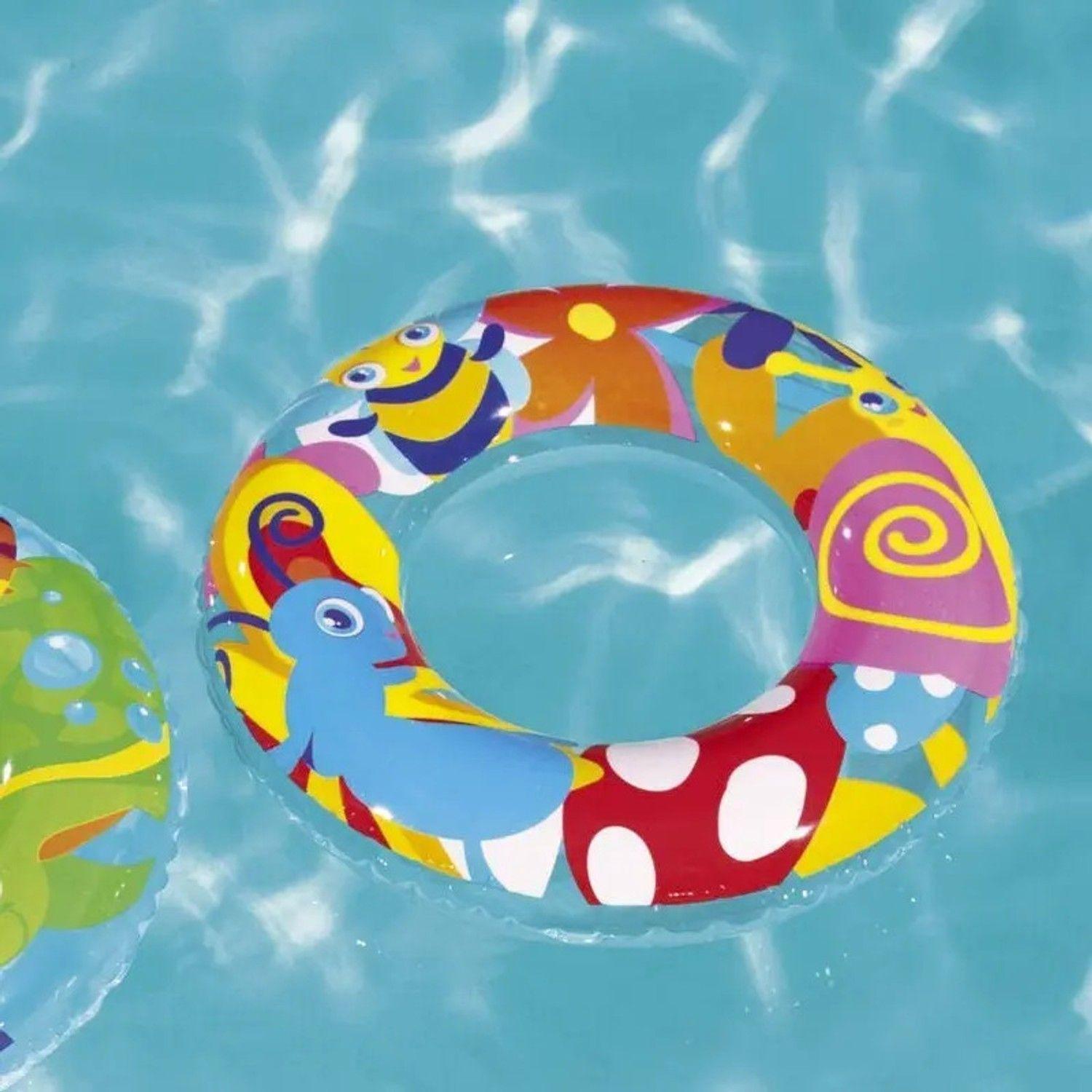 Flotador Inflable Aro Aventuras Del Mar 56cm Bestway 36013-2