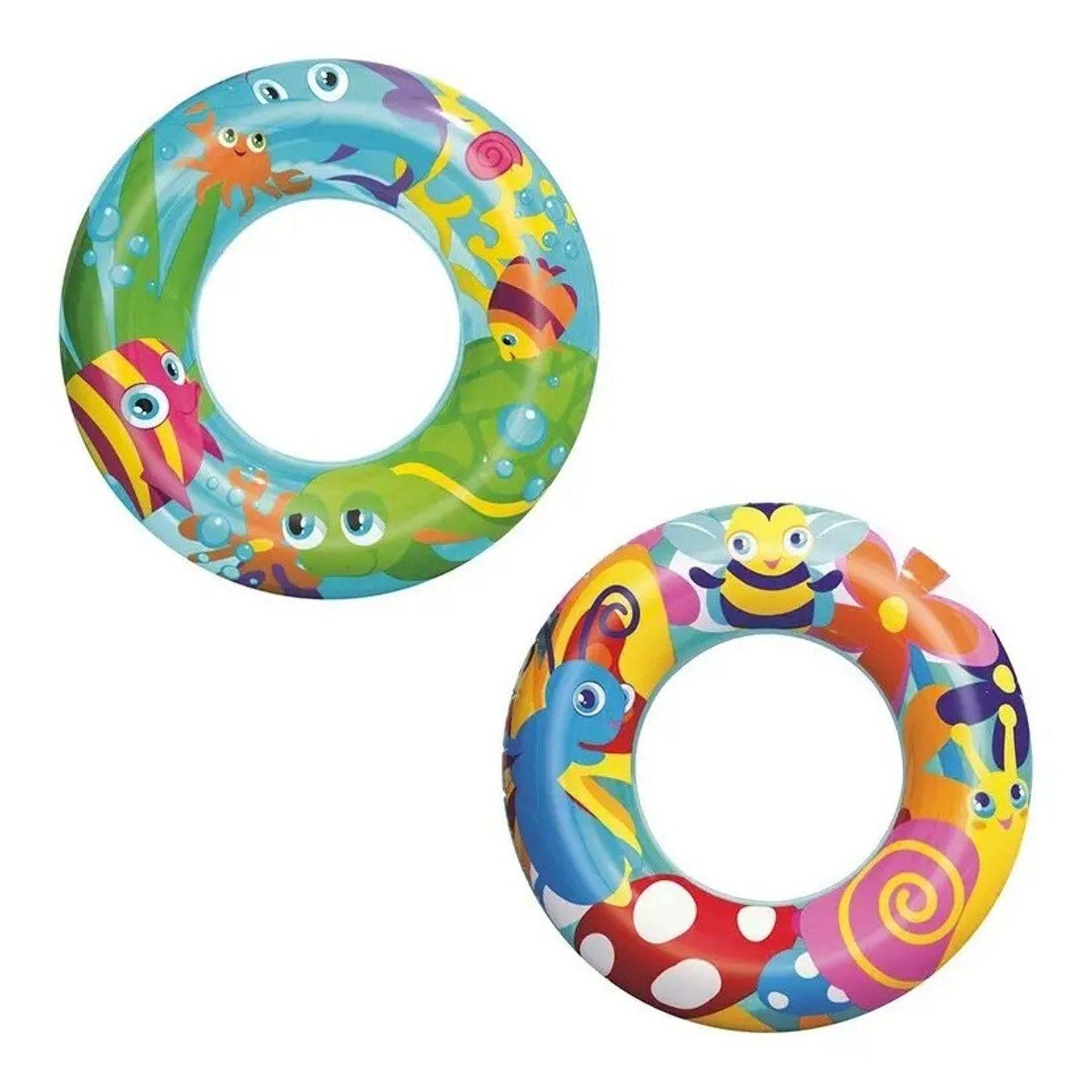 Flotador Inflable Aro Aventuras Del Mar 56cm Bestway 36013-3