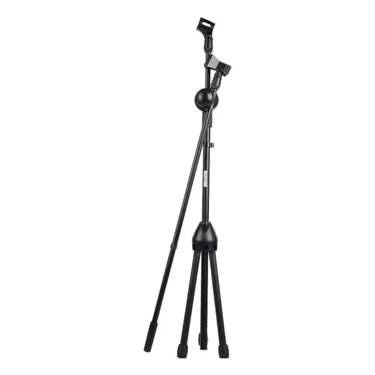 Atril Para Microfono Doble Soporte Atril Base Ajustable-4