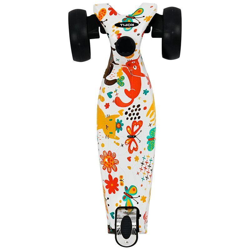 Scooter Monopatin Rupu Regulable Gatito Spring Cat Rueda Led-2