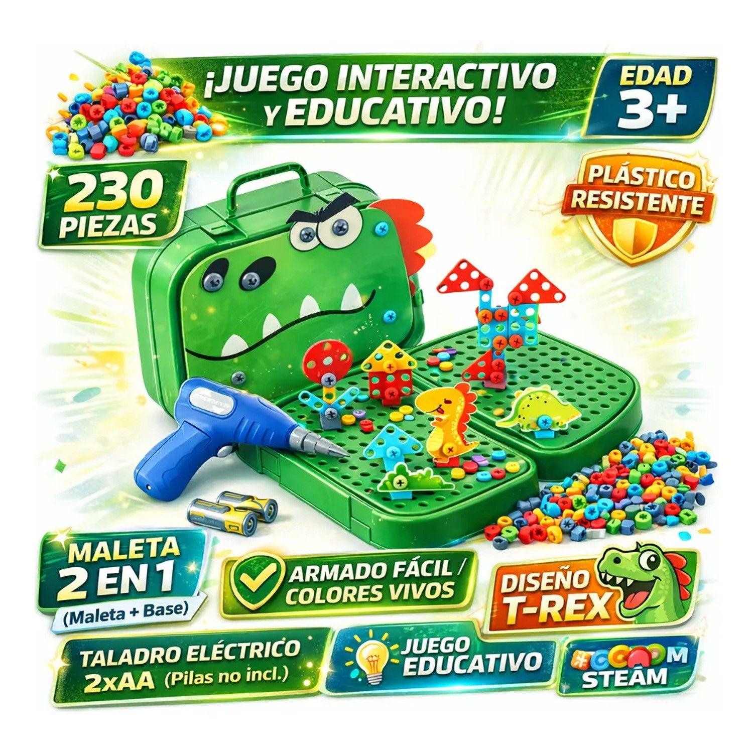 Kit De Herramientas 230pzs Juguete Bloques Infantil De Niños-2