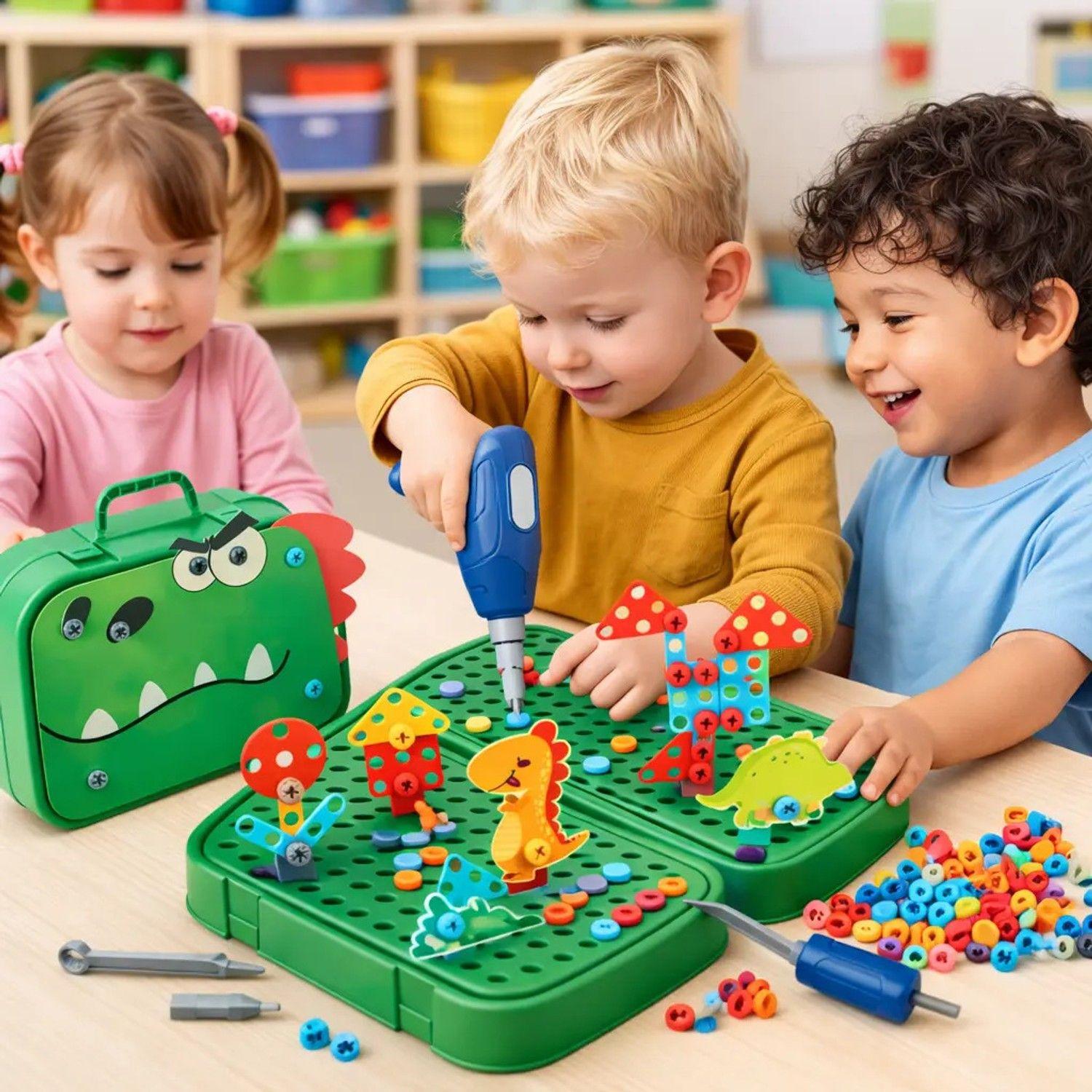 Kit De Herramientas 230pzs Juguete Bloques Infantil De Niños-4