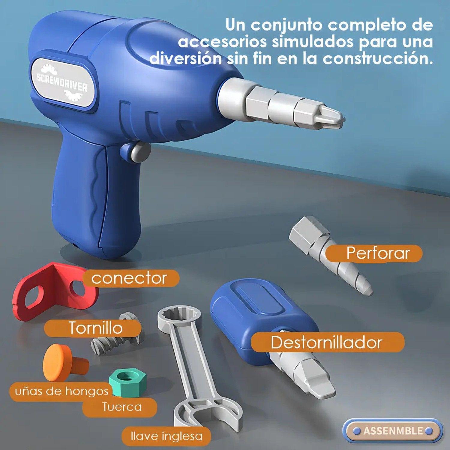 Kit De Herramientas 230pzs Juguete Bloques Infantil De Niños-6