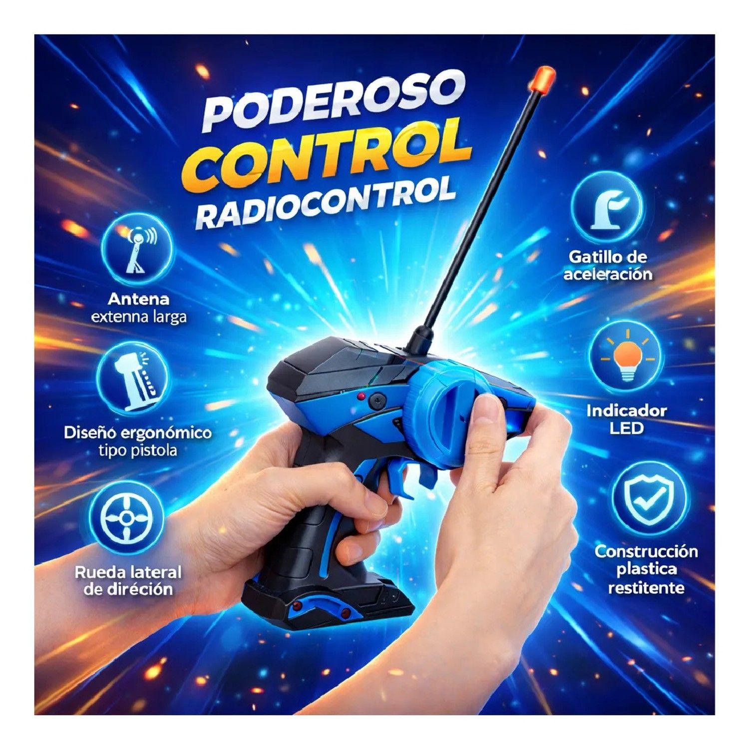 Auto Todoterreno 4x4 Control Remoto Recargable Juguete Niños Negro 4x4 Max Rc-2