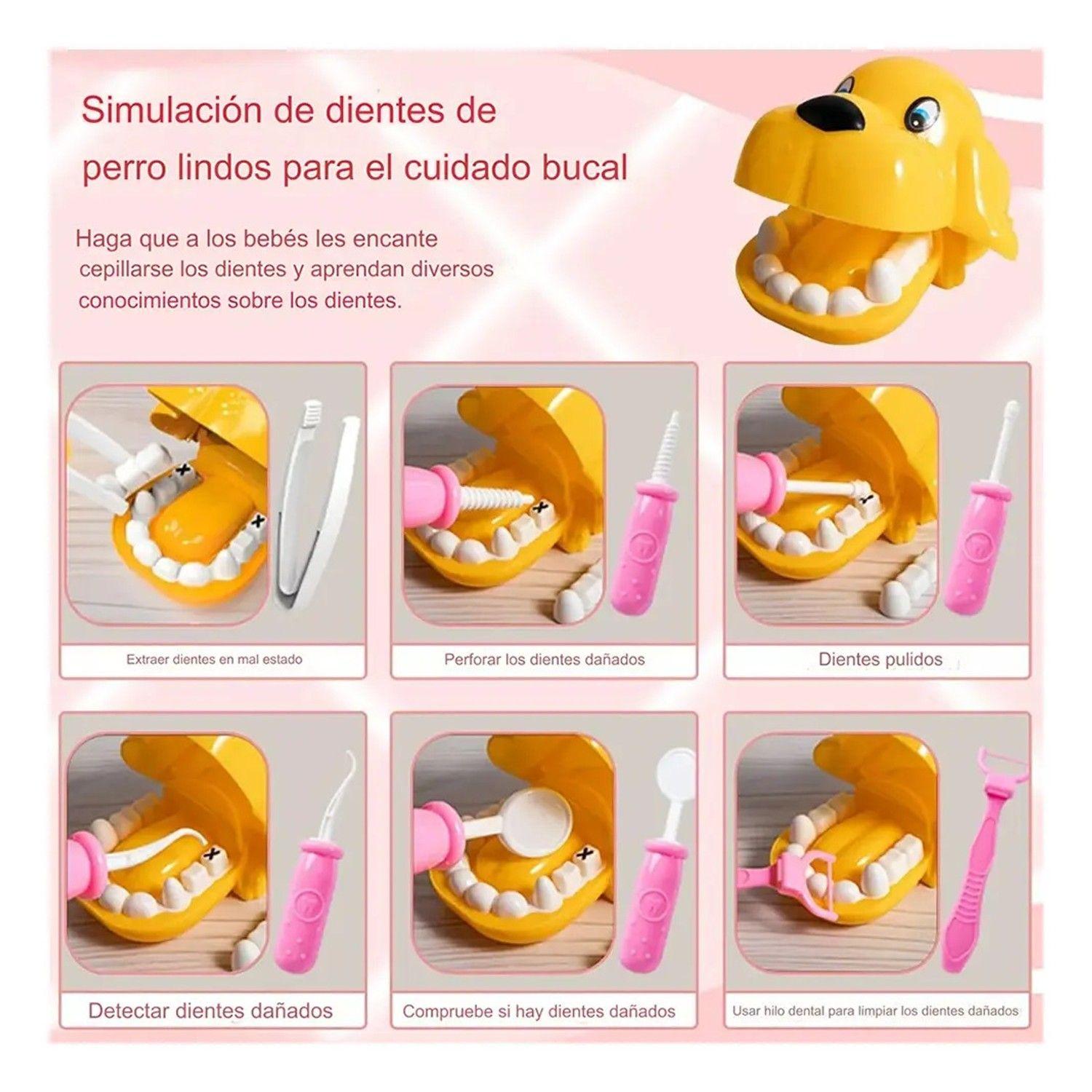 Set Doctor Juguete 75 Piezas Rosado Maletín Médico Niños Rosado-2