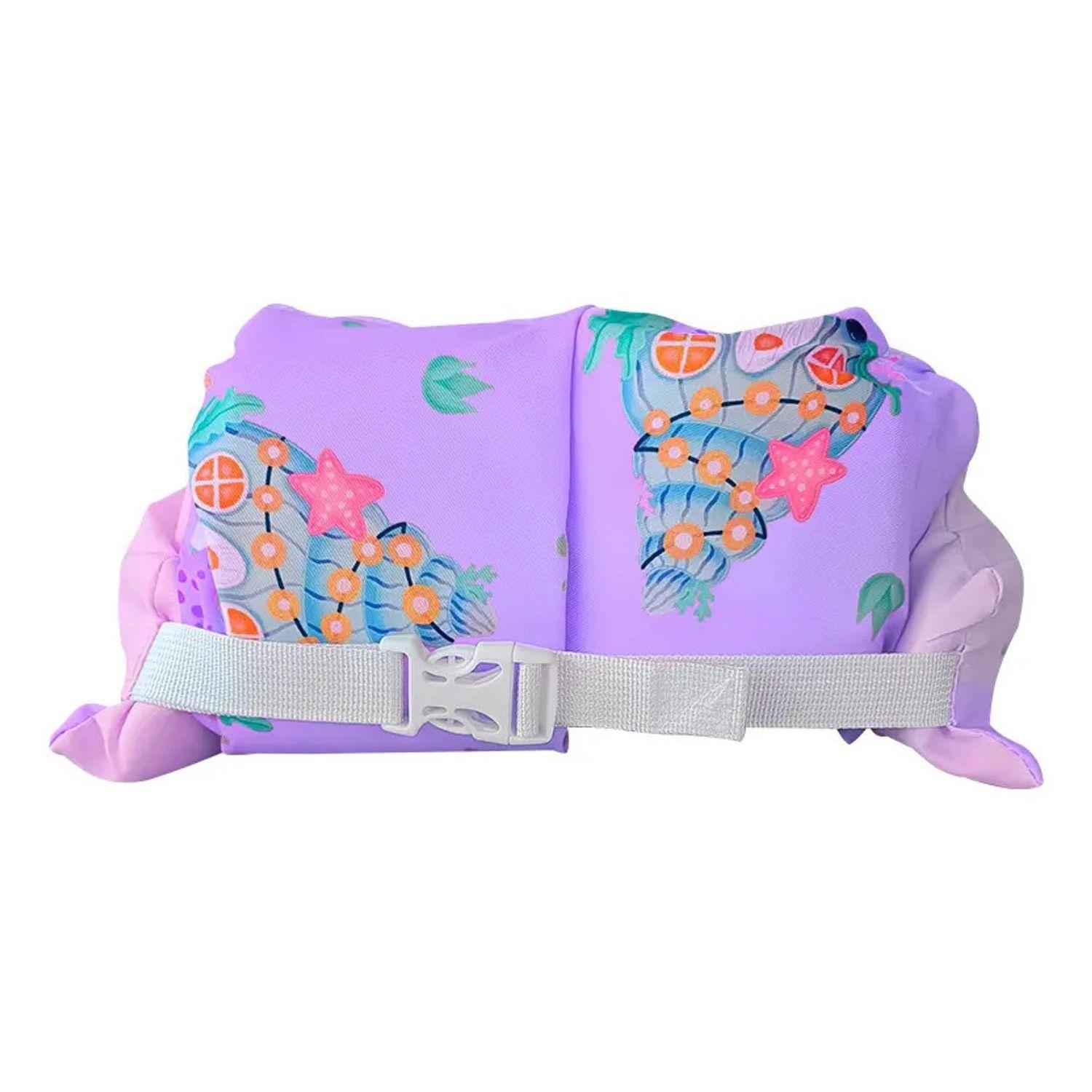 Flotador Con Alitas Sirena Bebe Rosado 2 A 6 Años-4