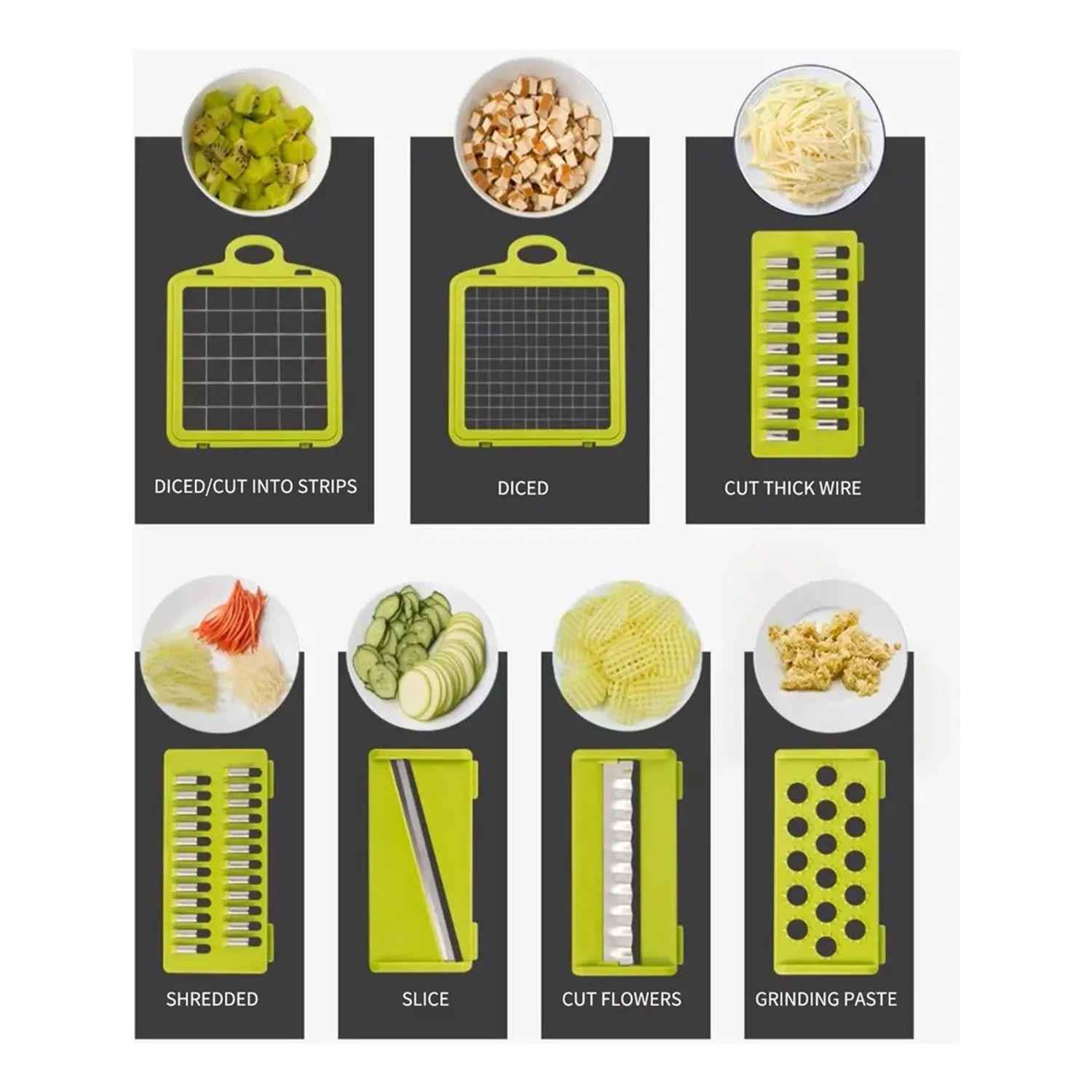 Cortador Verduras 14 En 1 Multifuncional Mandolina Rallador-3