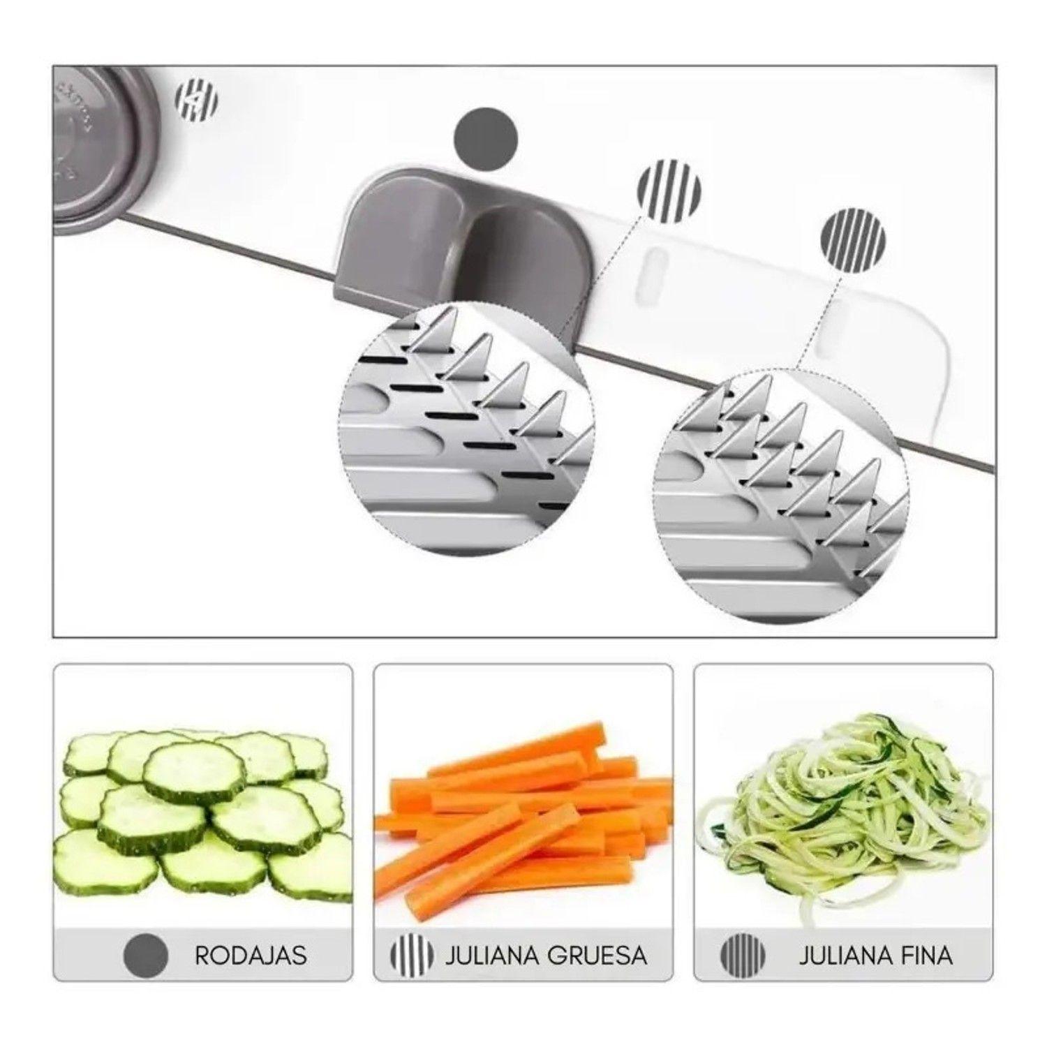 Mandolina Cortador De Verduras Rallador Picador Cocina-2