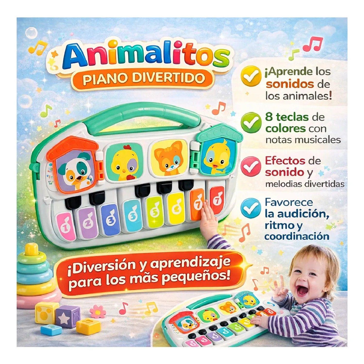 Piano Musical Juguete Bebé Animales Sonidos Baby Clementoni-4
