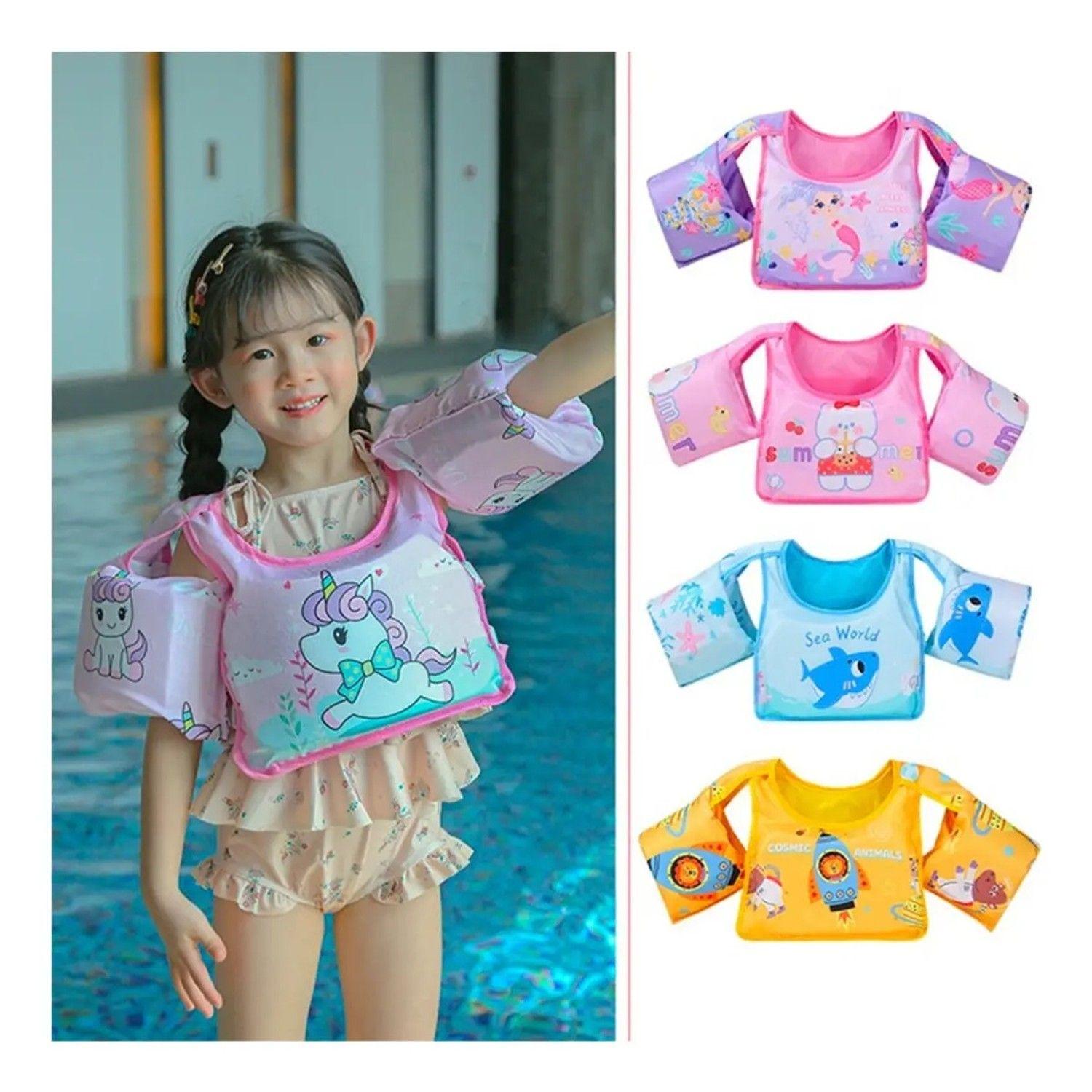 Chaleco Flotador Cohete Leon Niños 4 A 8 Años Piscina Verano-4