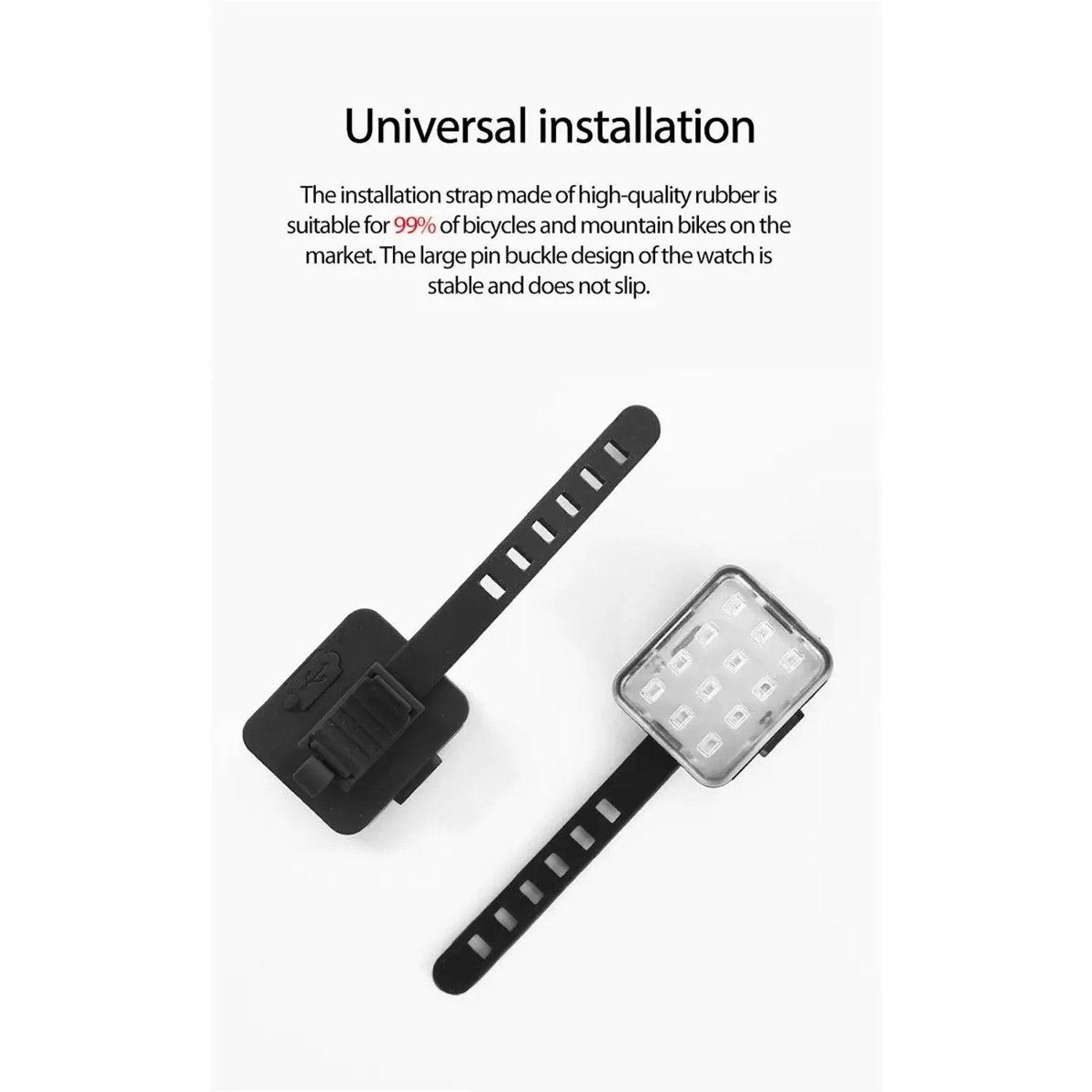 Luz Led Para Bicicleta Ld-228 Recargable Usb Ipx4-6