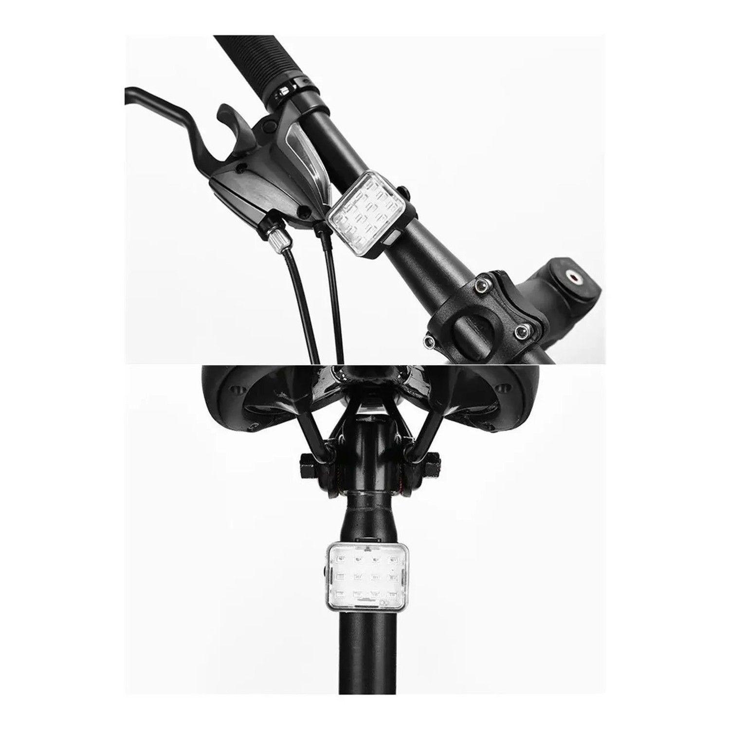 Luz Led Para Bicicleta Ld-228 Recargable Usb Ipx4-7