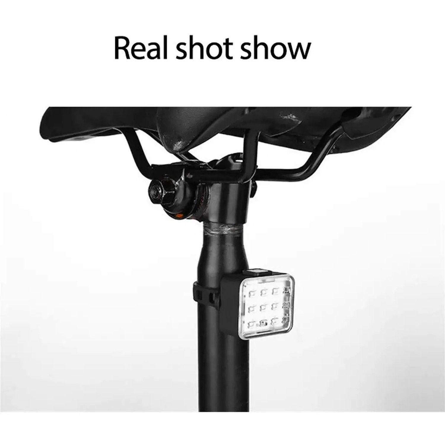 Luz Led Para Bicicleta Ld-228 Recargable Usb Ipx4-8