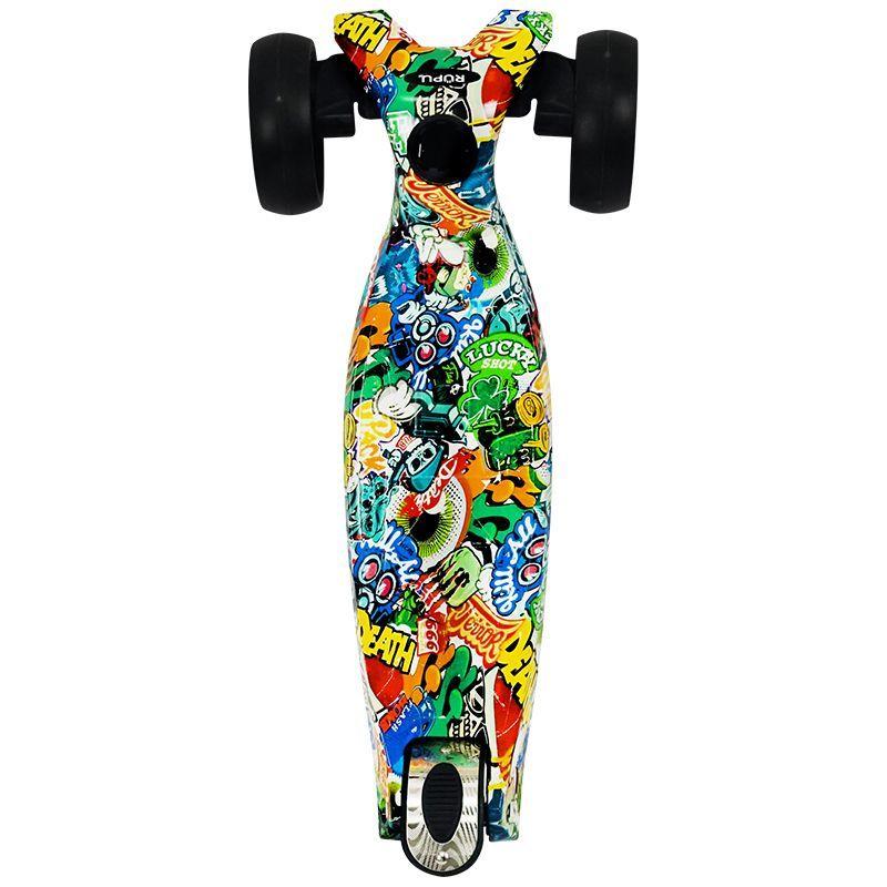 Scooter Monopatin Rupu Lucky Style Niños Regulable Rueda Led-2