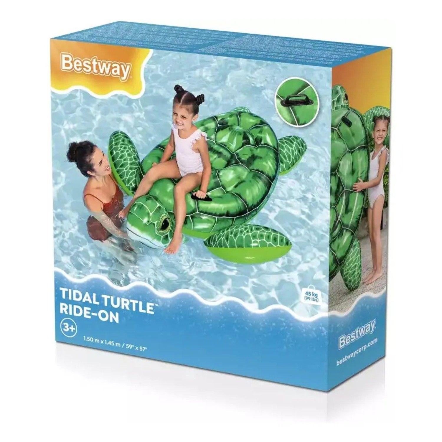 Flotador Inflable Tortuga 150cm Piscina Bestway 41524-3