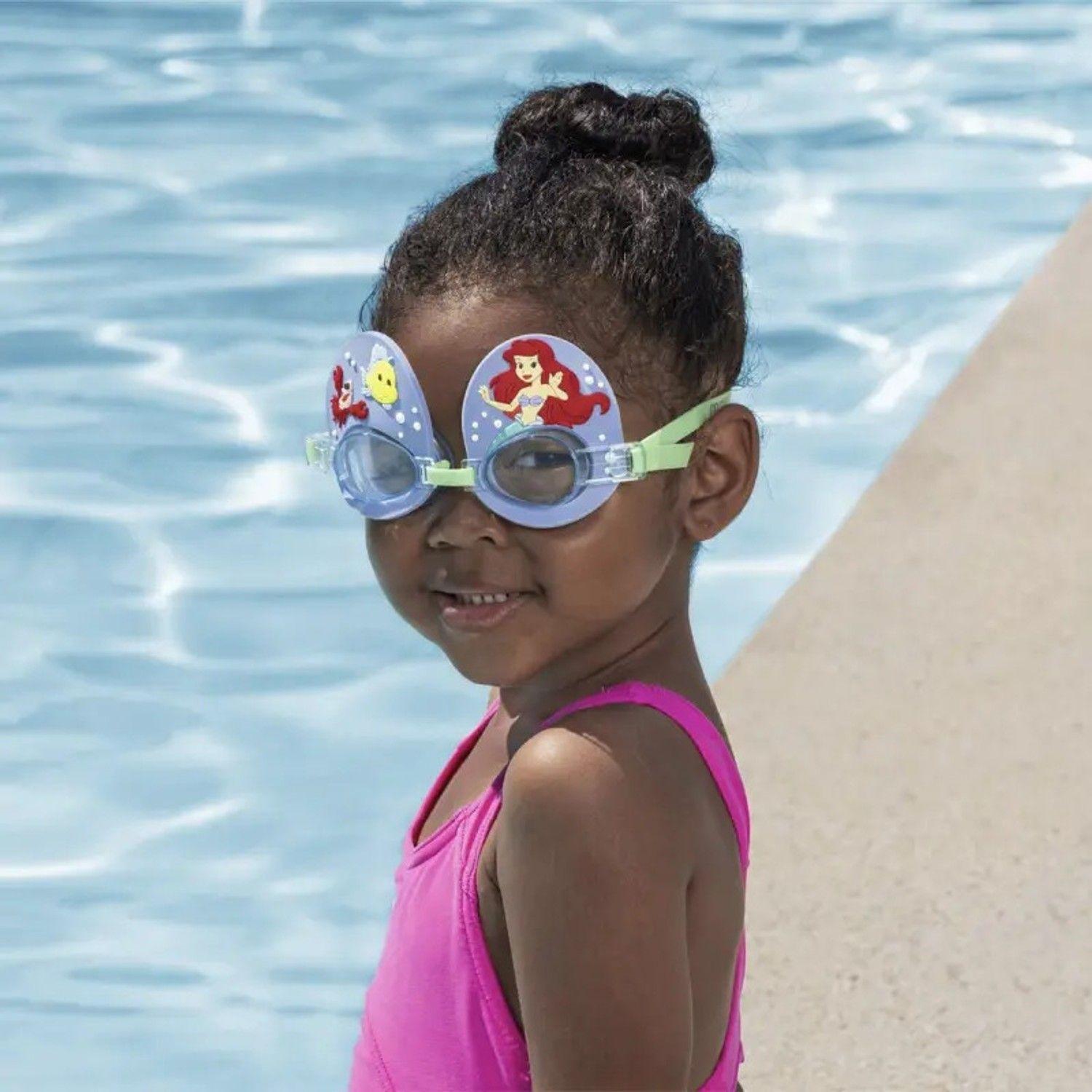 Lentes De Natación La Sirenita Disney 3+ Niñas Bestway 9103c-1