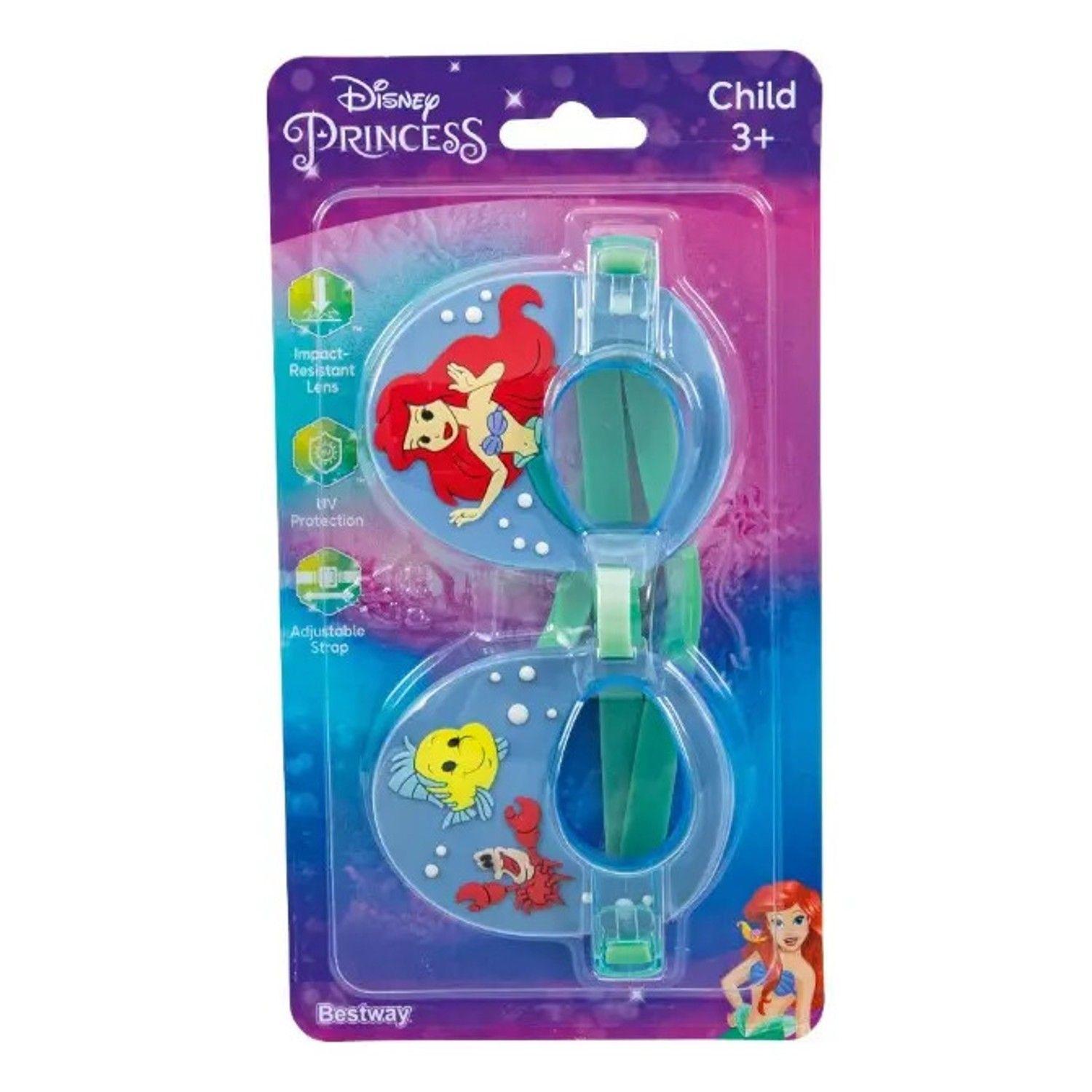 Lentes De Natación La Sirenita Disney 3+ Niñas Bestway 9103c-3