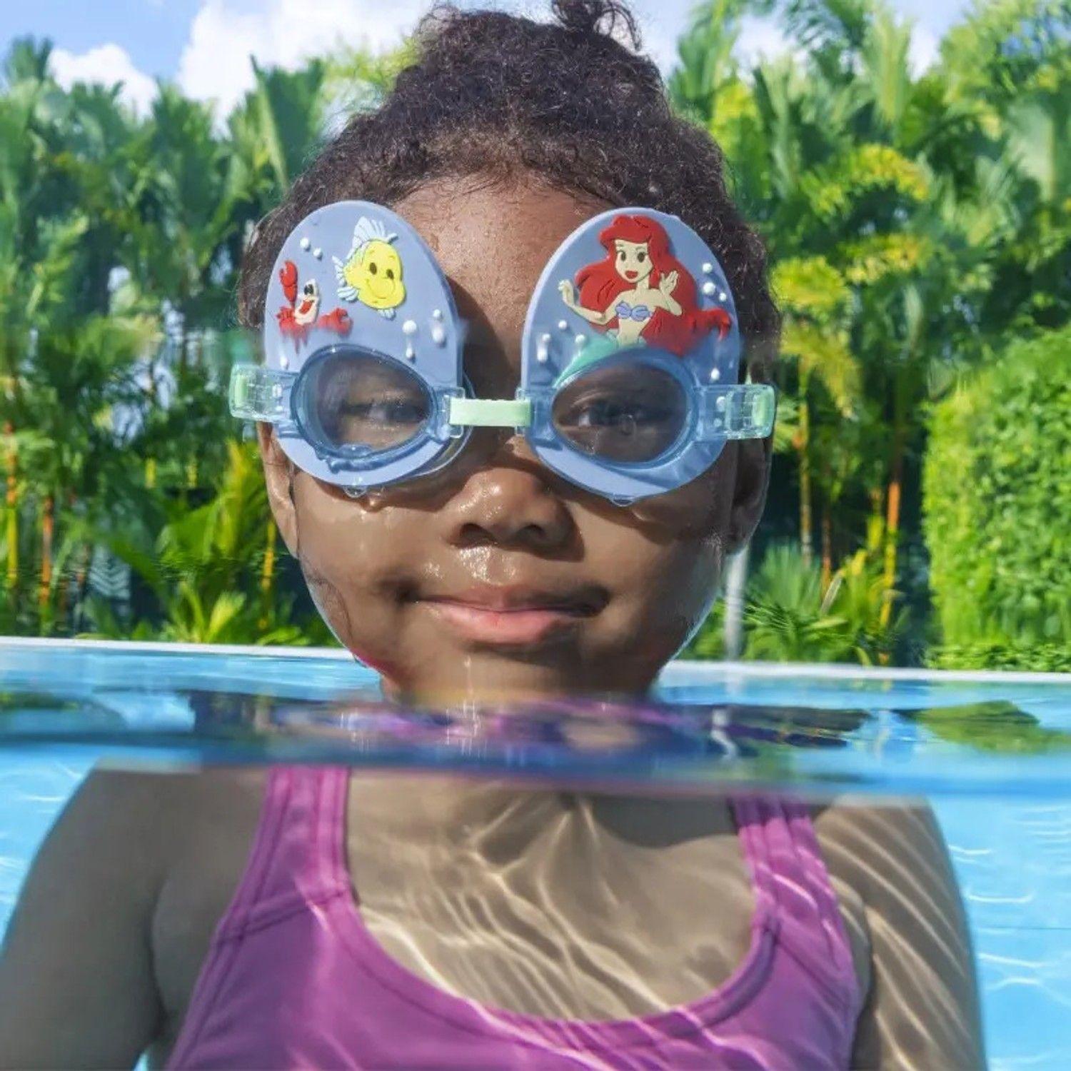 Lentes De Natación La Sirenita Disney 3+ Niñas Bestway 9103c-4