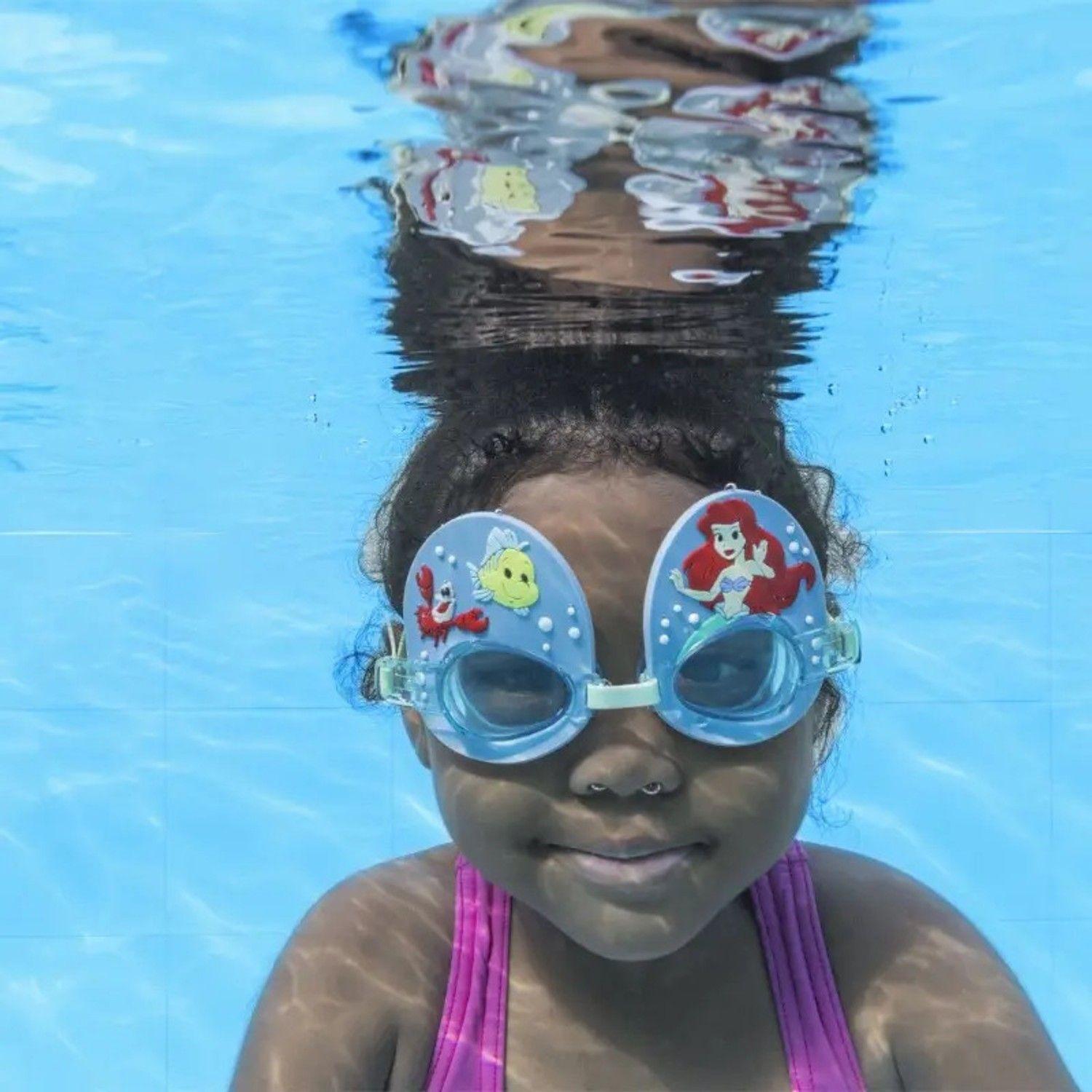Lentes De Natación La Sirenita Disney 3+ Niñas Bestway 9103c-5