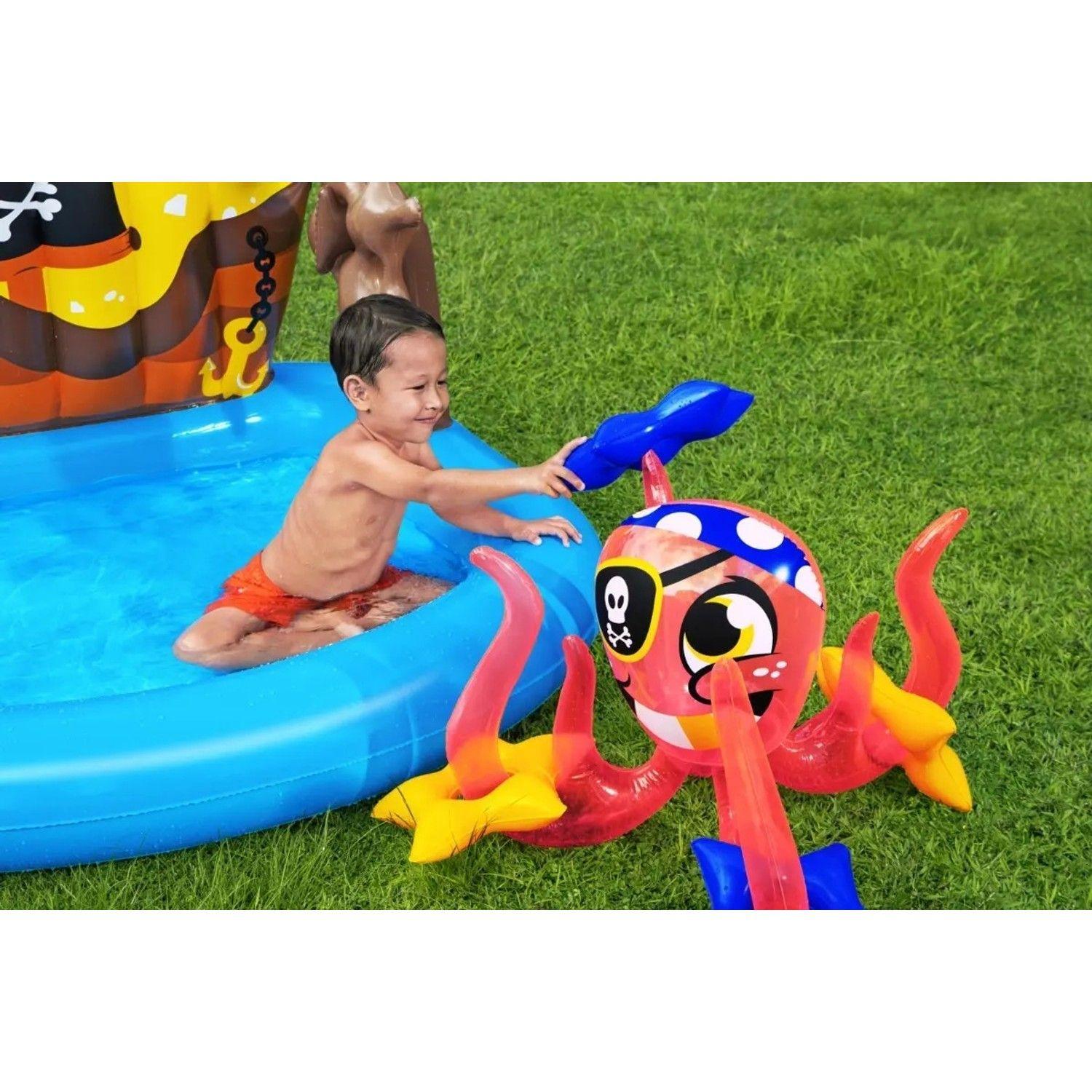 Piscina Inflable Juego Barco Pirata Remolcador Bestway 52211-2
